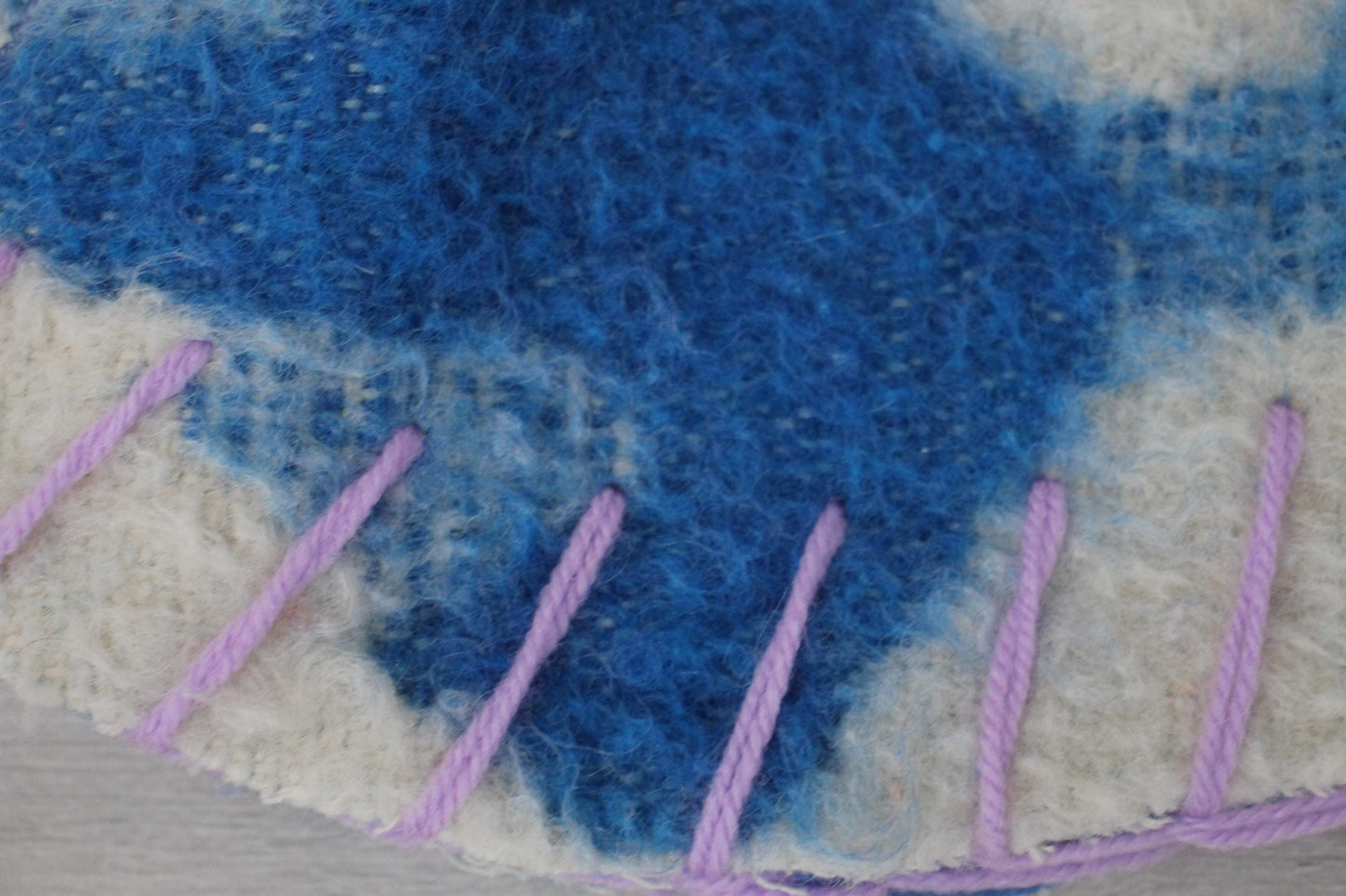 Wool sauna hat thick, hat for bath, organic blue sauna hat, sauna burnt hat cool, handmade banya hat vegan, embrodiered sauna hat.