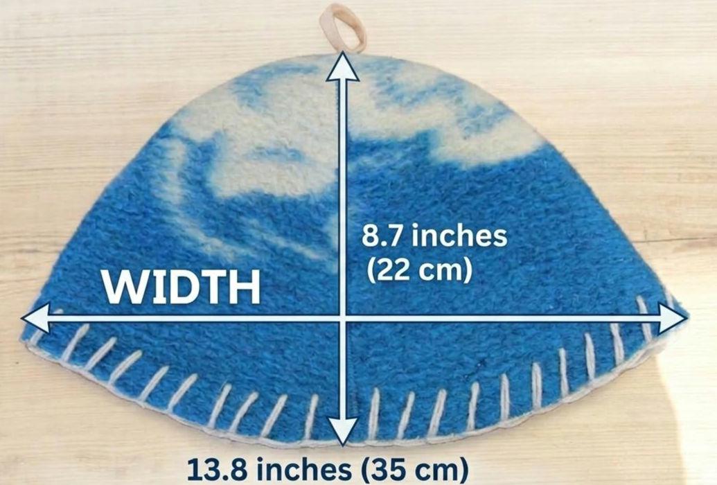 Elevate Your Sauna Ritual , Upcycled Wool Sauna Hat