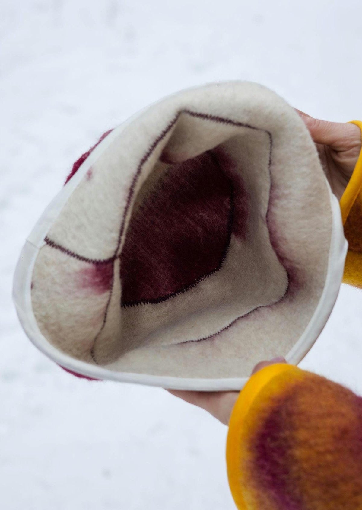 Cozy Vintage Wool Blanket Bucket Hat | Sustainable Winter Cloche | Repurposed Heritage Wool