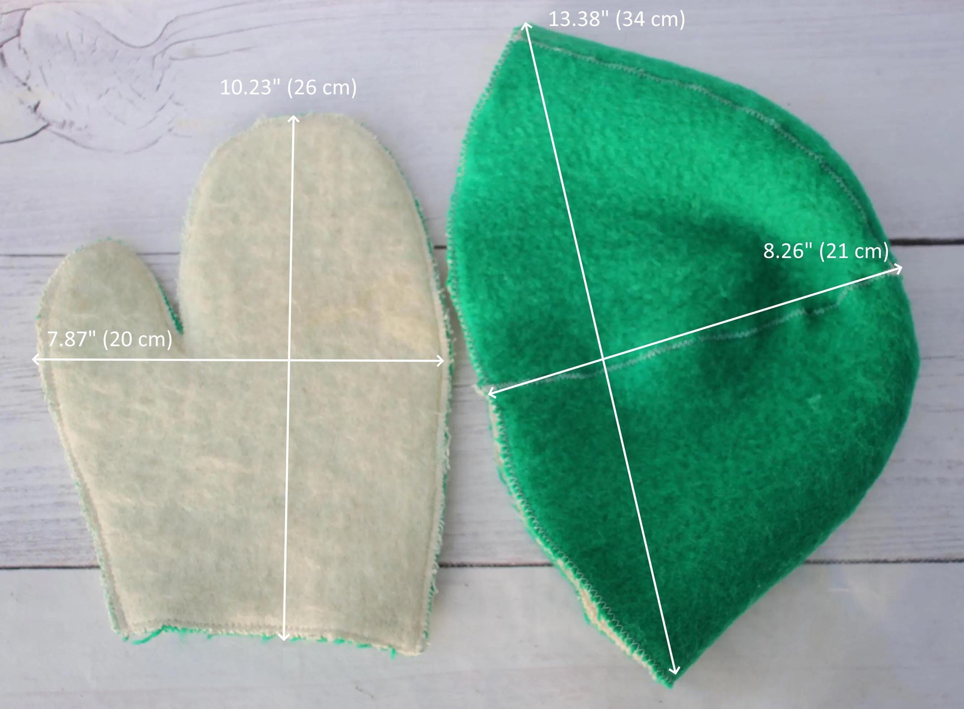 Wool sauna hat mitten natural, handmade felted bath hat, ecoriendly wool hat recycled blanket hat, green sauna cap,gift for sauna lovers.