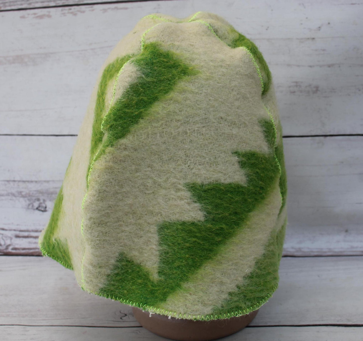 Sauna hat wool,green banya hat,sauna accessories,sauna cap,custom sauna hat,flower wool sauna hat,felt sauna hat,bucket hat,double-sided hat