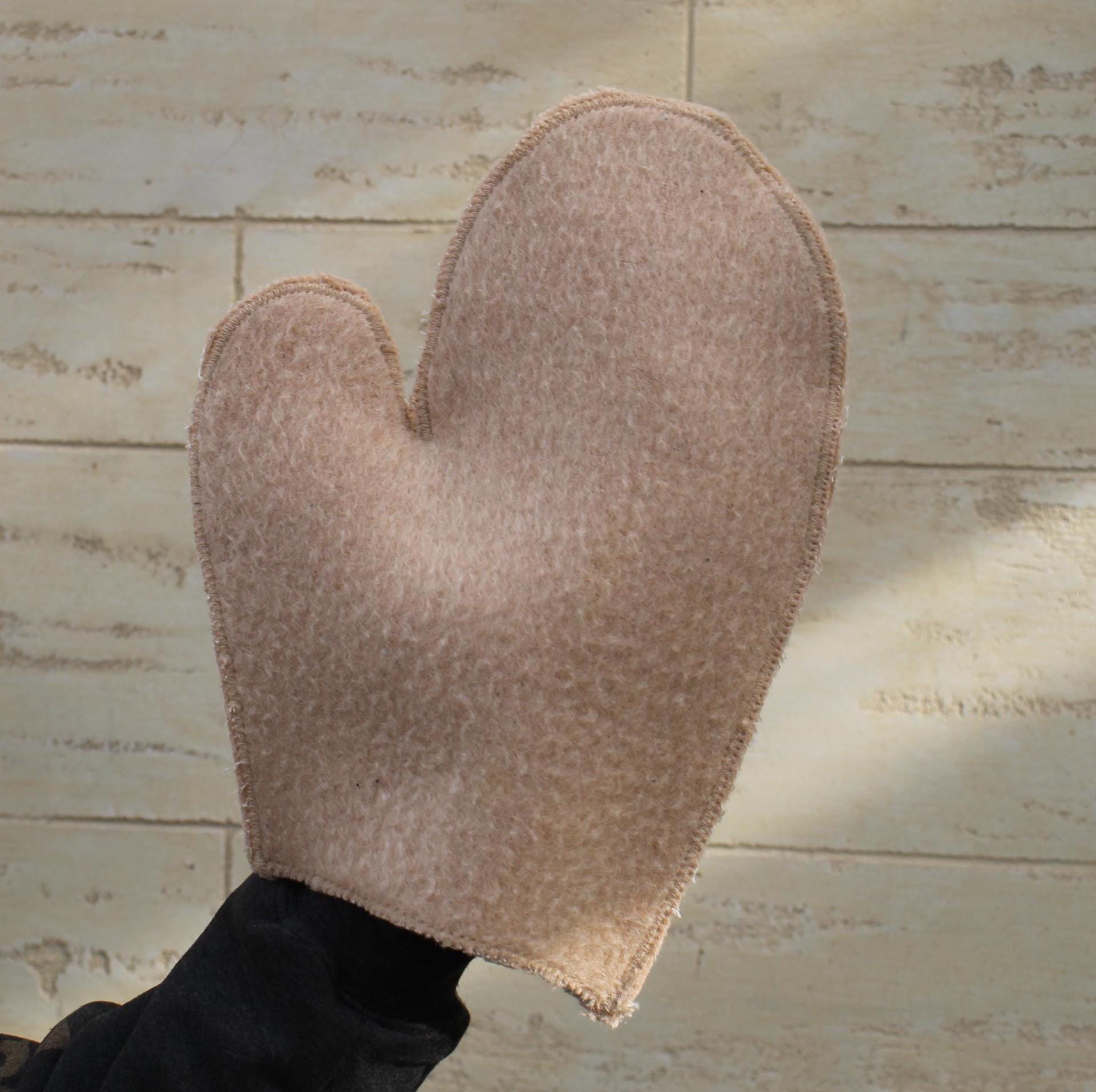 Children's hat and mitten for sauna natural wool,sauna hat viking,bathhouse hat for a child, kids sauna hat cool,vegan handmade hat for bath