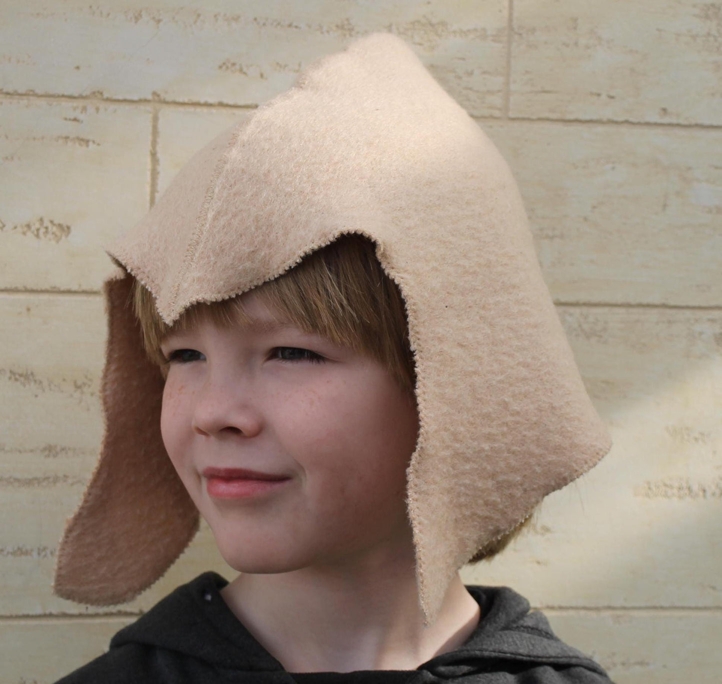 Children's hat and mitten for sauna natural wool,sauna hat viking,bathhouse hat for a child, kids sauna hat cool,vegan handmade hat for bath