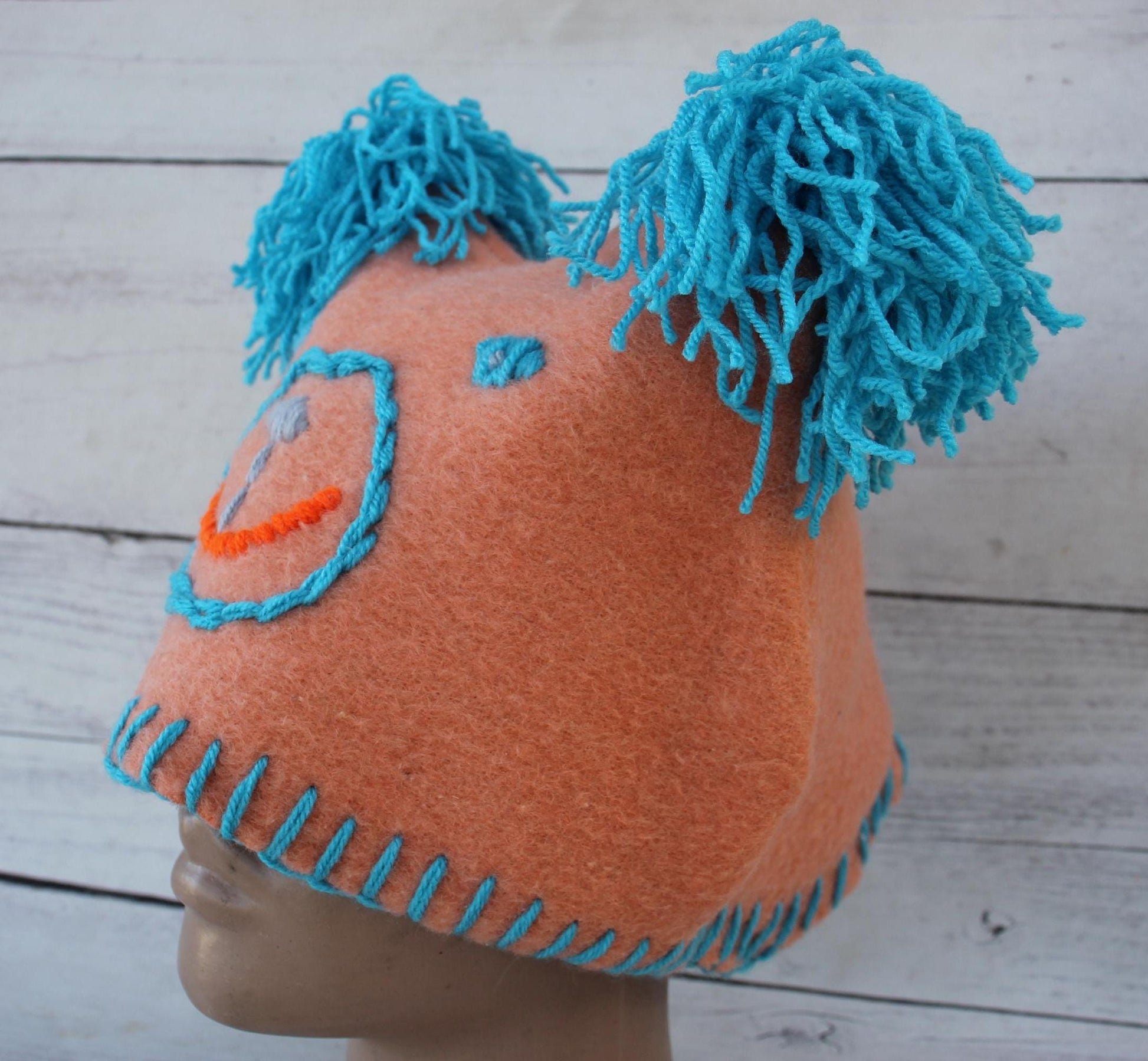 100% wool sauna hat thick,thick large hat for a bath,organic sauna hat,embrodiered hat cool,handmade banya hat vegan,sauna accessories