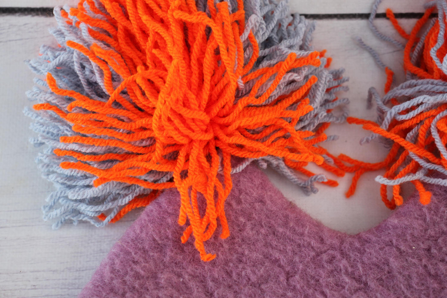 Sauna hat wool, dusty purple banya hat, sauna accessories,custom sauna hat, mauve wool sauna cap,felt sauna hat,bucket hat,hat with balabons