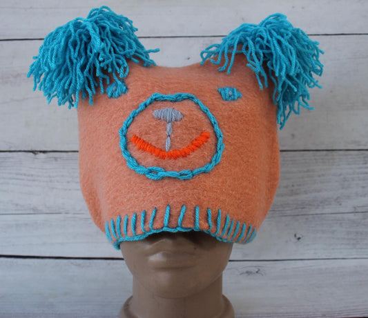 100% wool sauna hat thick,thick large hat for a bath,organic sauna hat,embrodiered hat cool,handmade banya hat vegan,sauna accessories