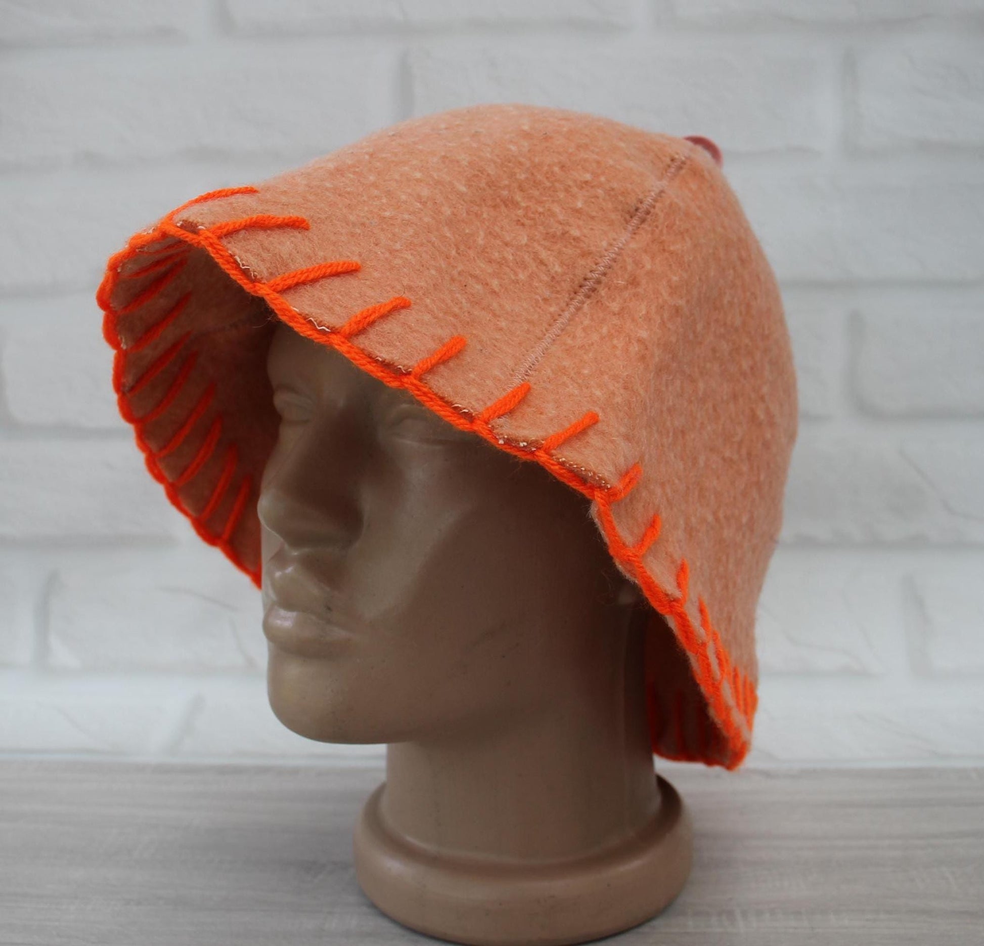 Sauna hat wool, banya hat,sauna accessories,sauna cap,custom sauna hat,flower wool sauna hat,felt sauna hat,bucket hat,double-sided hat