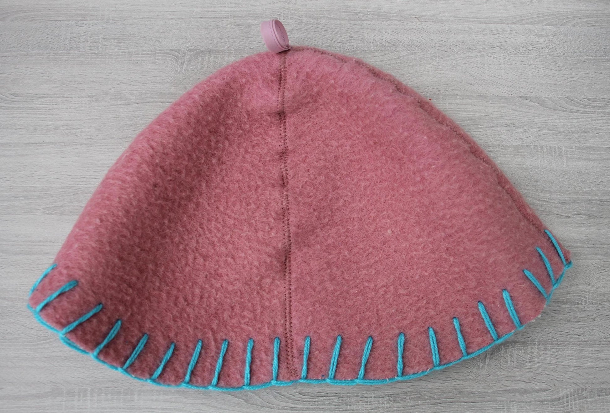 100% wool sauna hat thick,thick large hat for a bath,organic sauna hat,sauna pink hat cool,handmade banya hat vegan, embrodiered sauna hat.