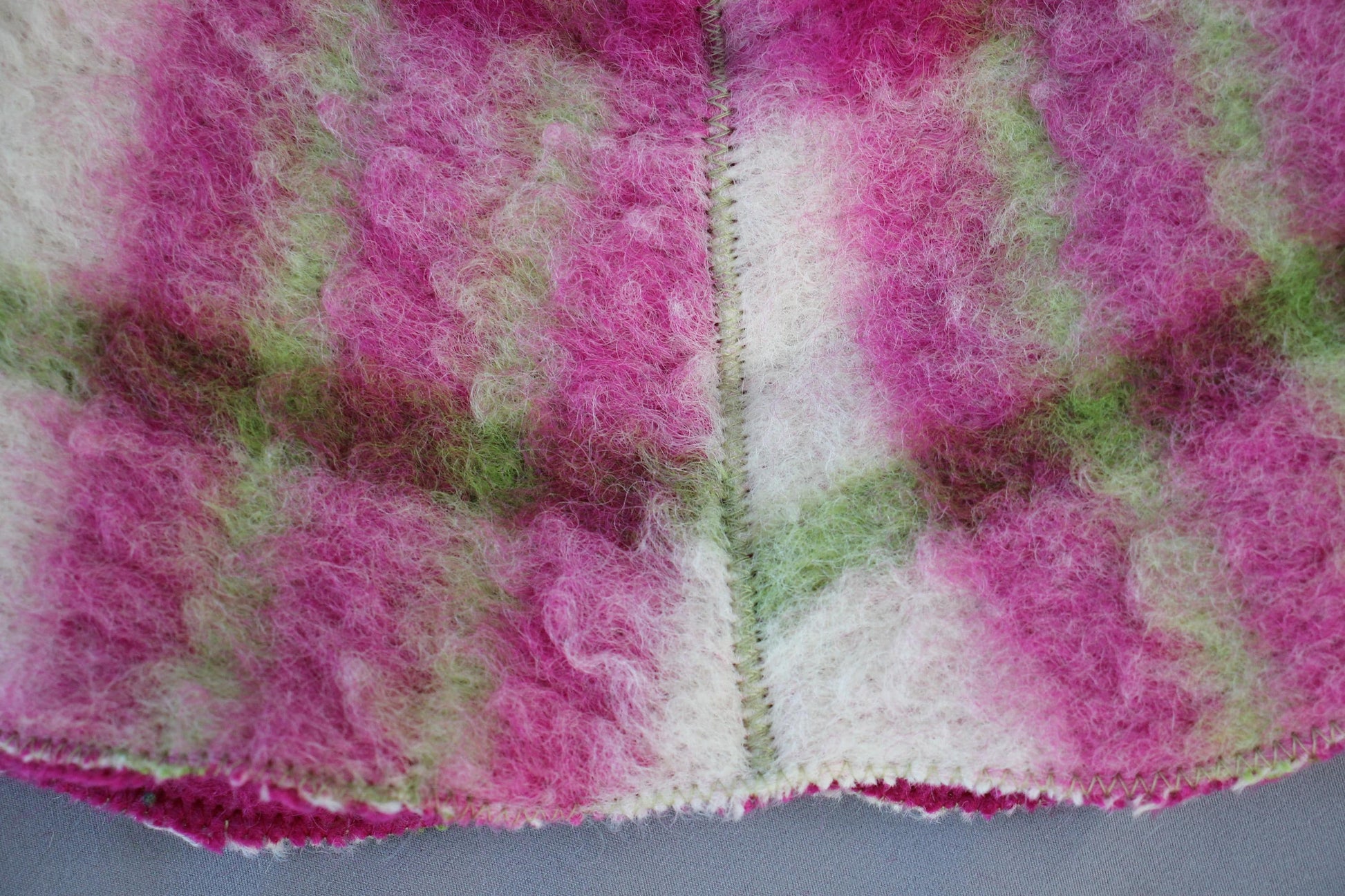 Wool Sauna Hat, Handmade Reversible Bath Hat from Vintage Blanket, Felted Sauna Cap, Unique Spa Accessory,Gift for Sauna Lover,wool bath hat