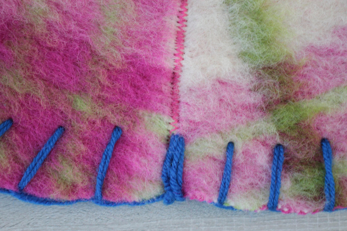 Wool Sauna Hat, Handmade Reversible Bath Hat from Vintage Blanket, Felted Sauna Cap, Spa Accessory,Gift for Sauna Lover, wool bath pink hat