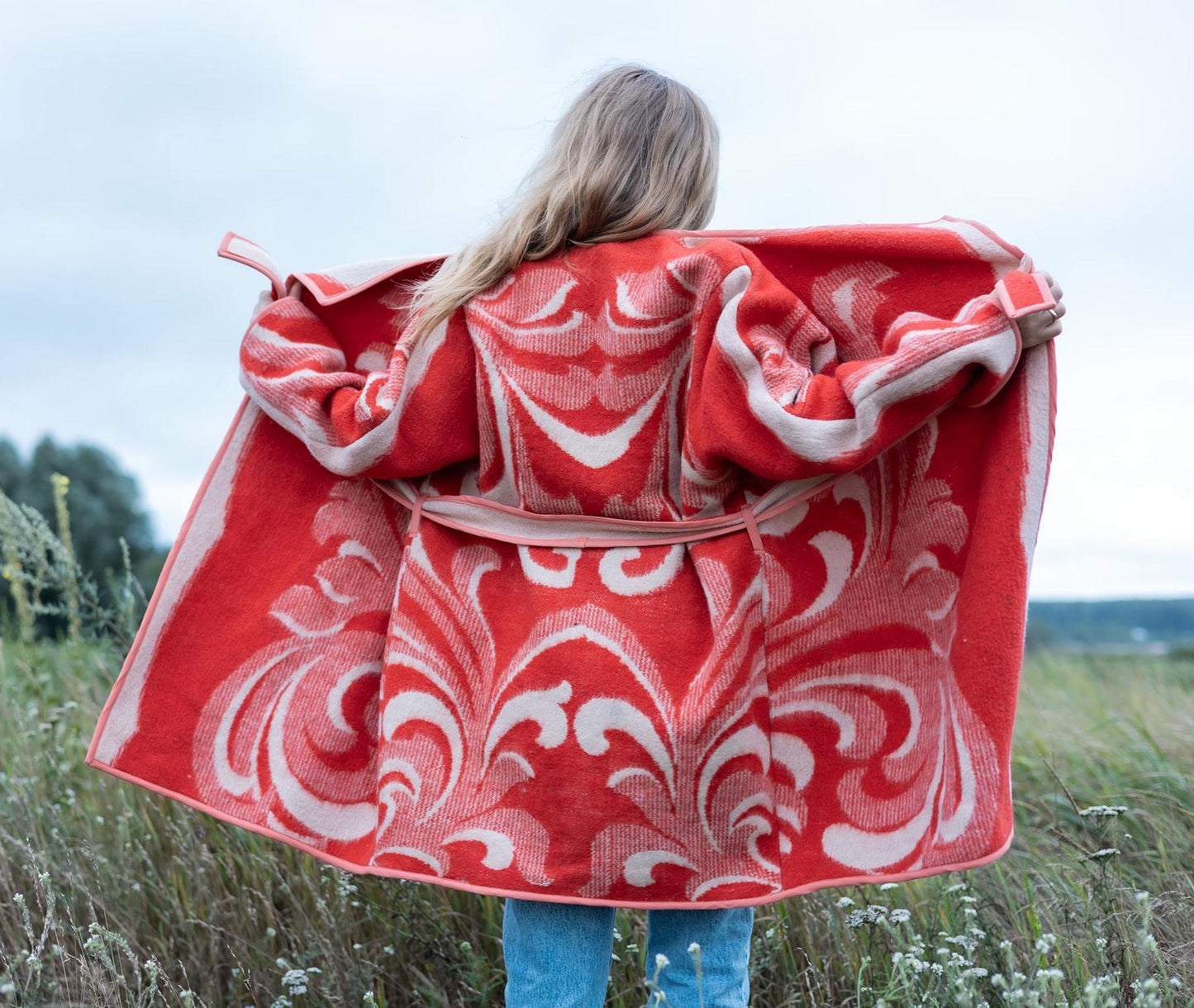 Blanket jacket oversize,handmade wool blanket jacket,capote coat,upcycled jackets from blanket,dutch blanket coat,woolen coat plaid,Ukraine