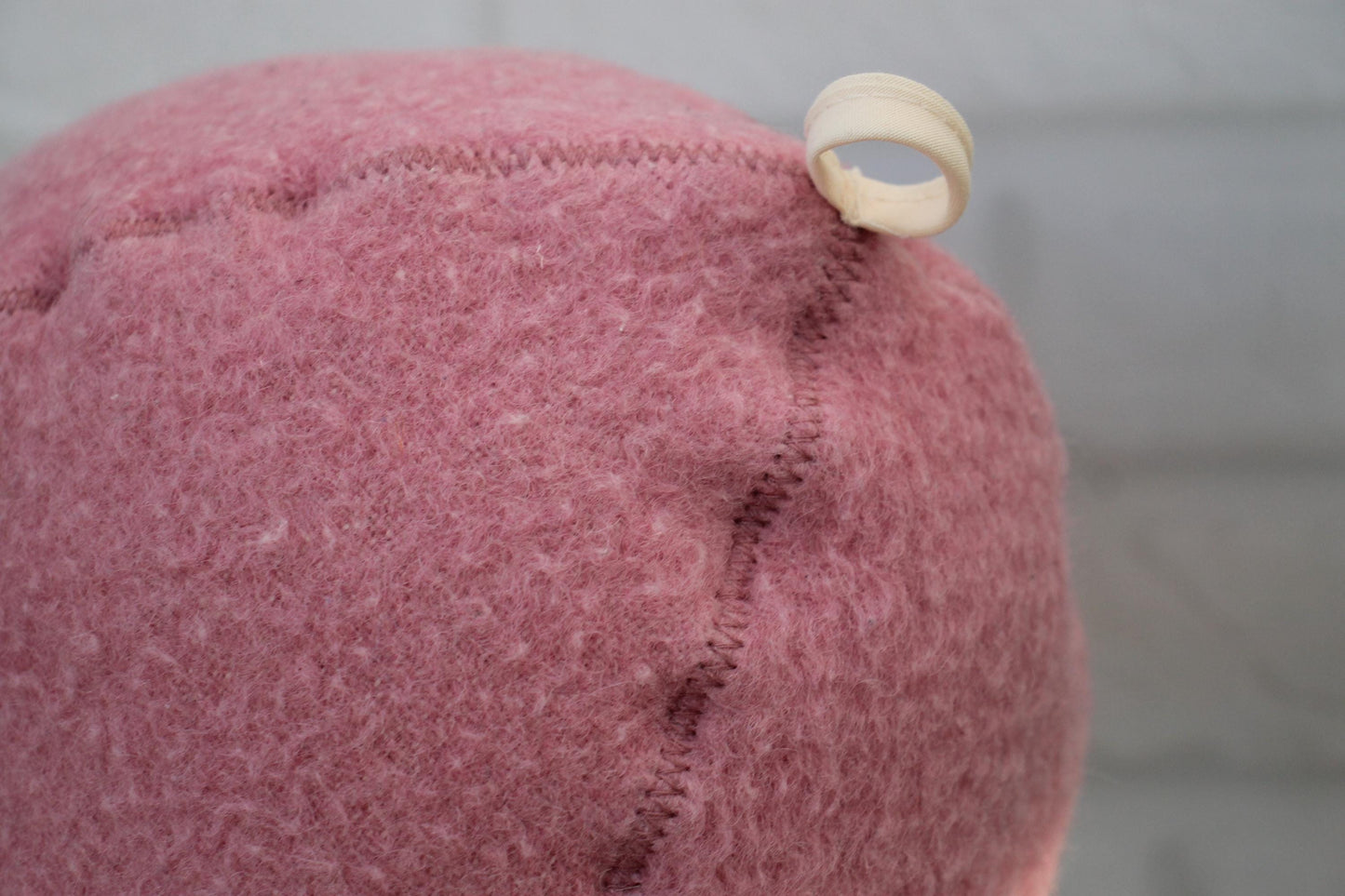 Upcycled Wool Sauna Hat Handmade, Reversible pink Banya Hat, Eco-Friendly Spa Gift, Warm Felted Steam Room Cap for Sauna Lover