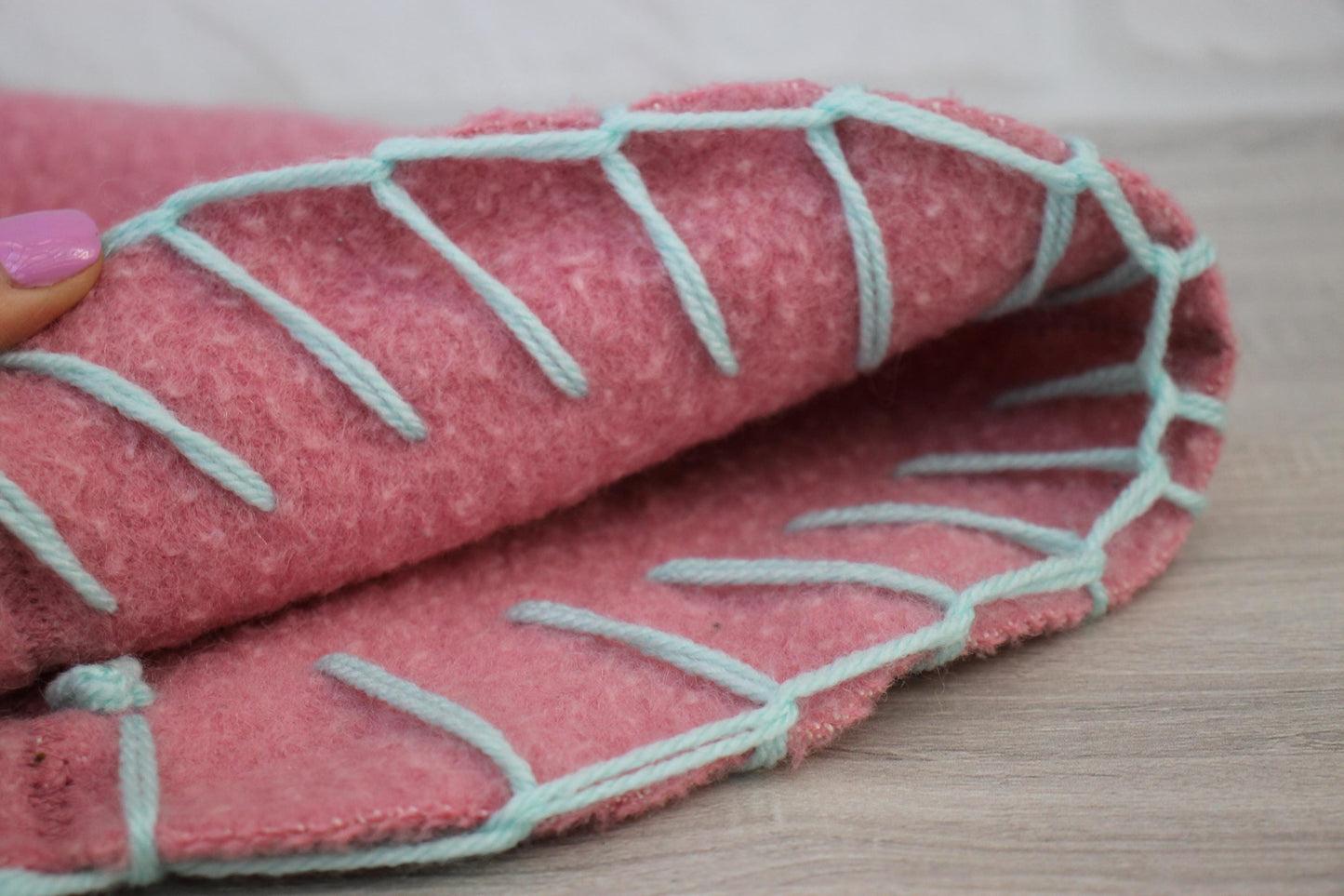 Upcycled Wool Sauna Hat Handmade, Reversible pink Banya Hat, Eco-Friendly Spa Gift, Warm Felted Steam Room Cap for Sauna Lover