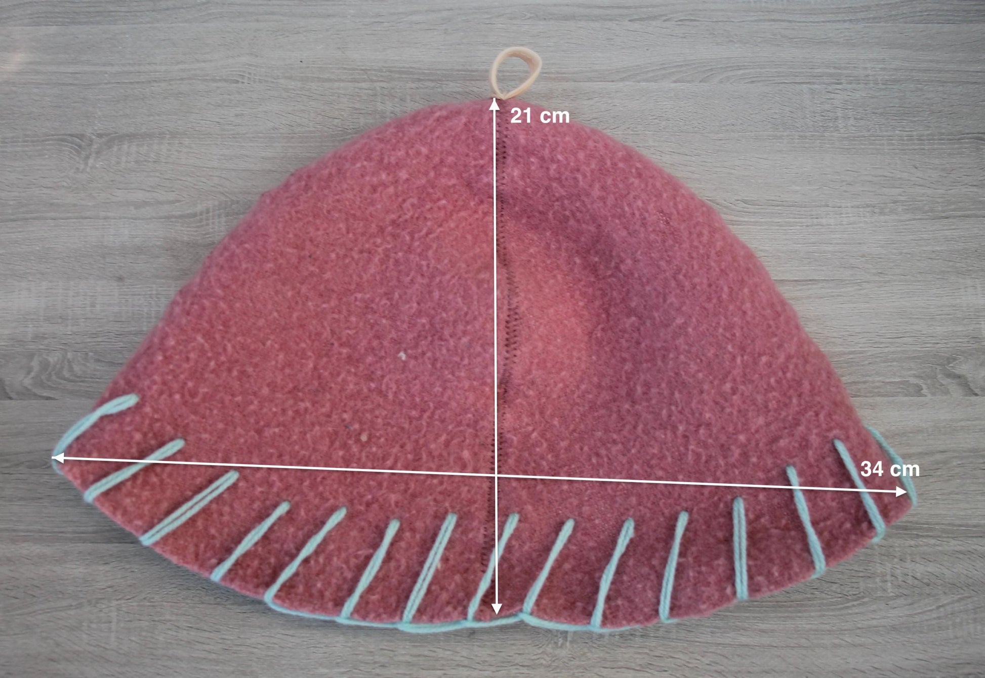 Upcycled Wool Sauna Hat Handmade, Reversible pink Banya Hat, Eco-Friendly Spa Gift, Warm Felted Steam Room Cap for Sauna Lover