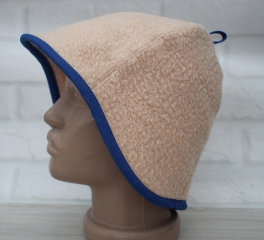 100% wool sauna hat thick,thick large hat for a bath,organic sauna hat,sauna pink hat cool,handmade banya hat vegan, embrodiered sauna hat.