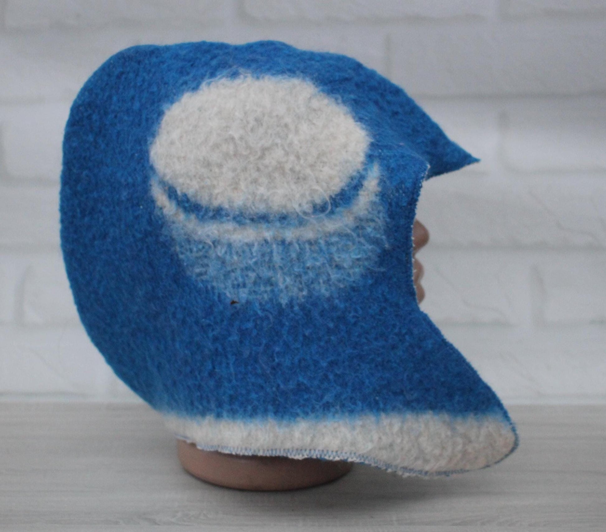 Sauna Hat 100% Natural Wool, sauna hat viking, sauna blue hat cool, handmade sauna hat, hat with mitten for a bath, sauna hat for men.