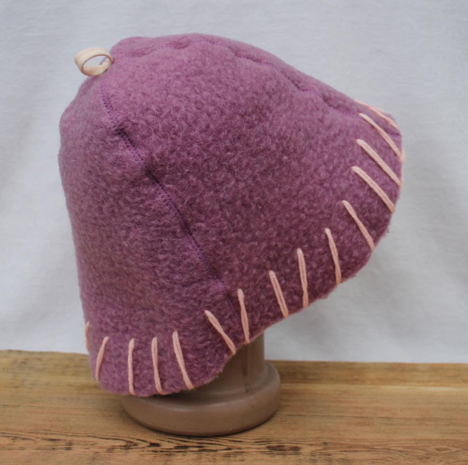 100% wool sauna hat thick,thick large hat for a bath,organic sauna hat,sauna pink hat cool,handmade banya hat vegan, embrodiered sauna hat.