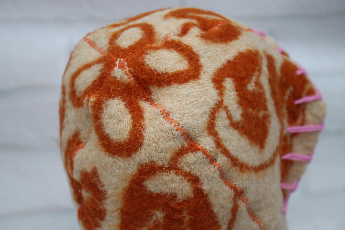 100% wool sauna hat thick,thick large hat for a bath,organic sauna hat,sauna brown hat cool,handmade banya hat vegan, embrodiered sauna hat.