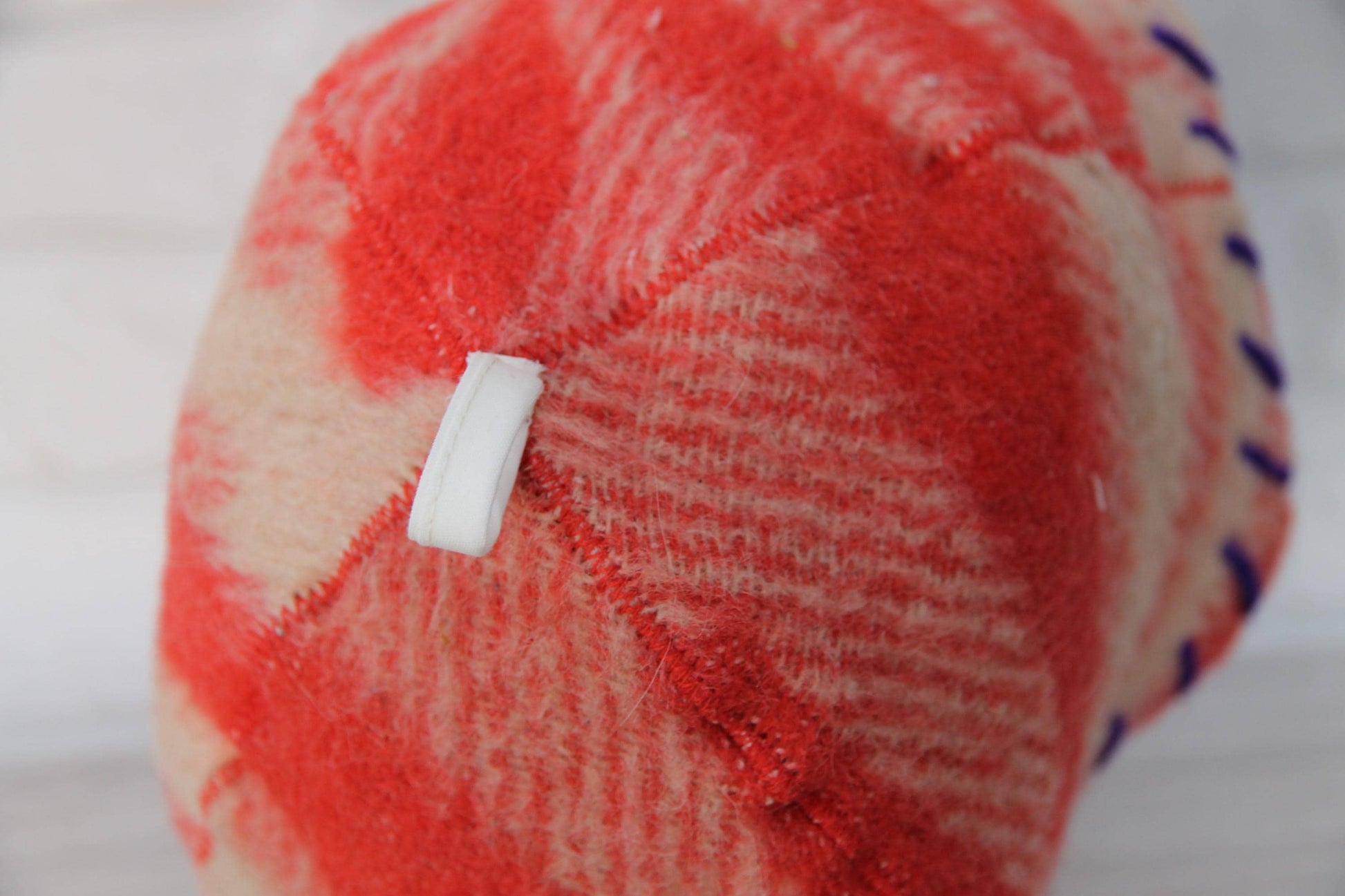 Wool Sauna Hat for Bath, Handmade red Banya Hat.