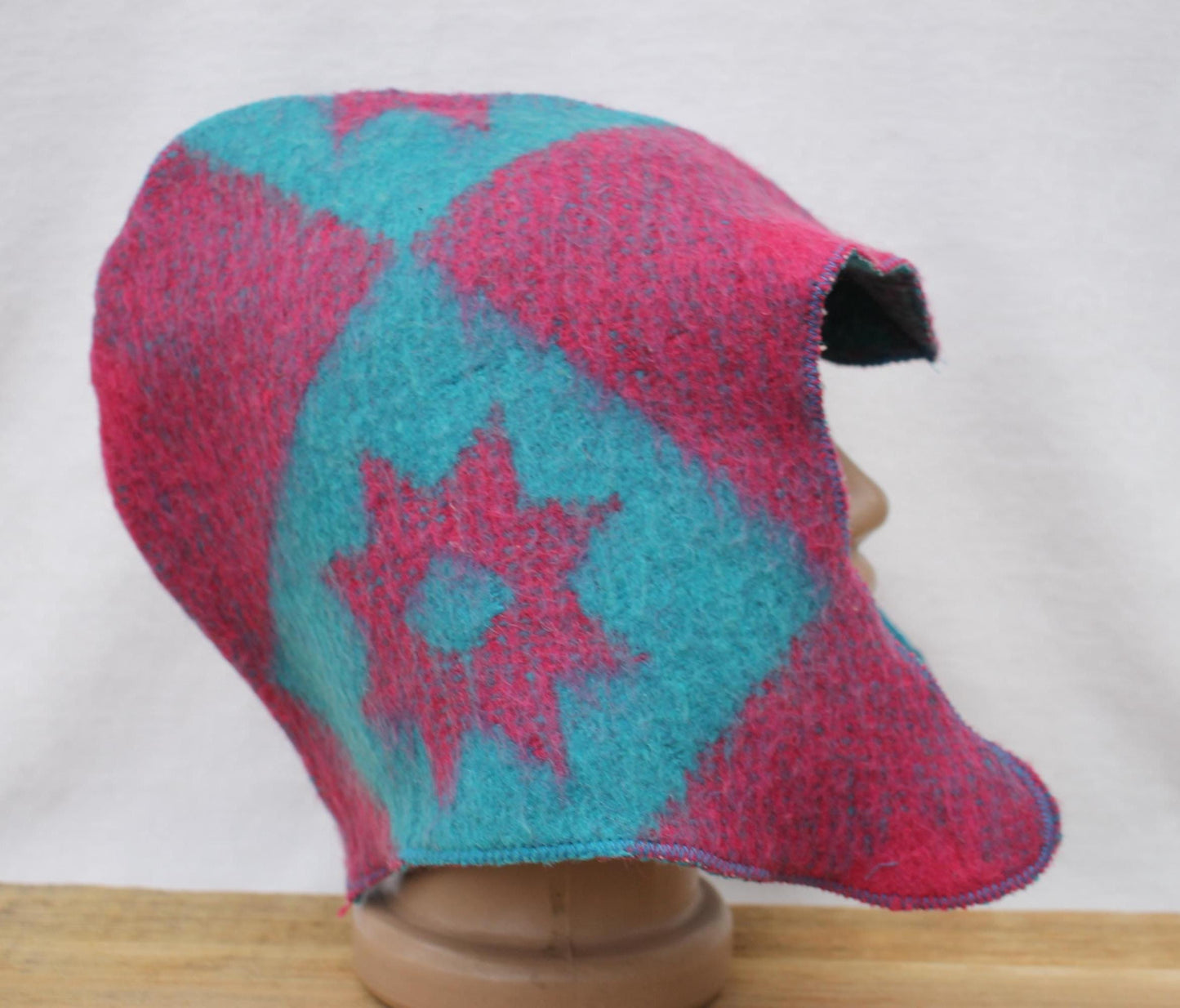 Sauna Hat 100% Natural Wool,sauna hat viking,sauna green hat cool,handmade sauna hat vegan,hat with mitten for a bath,sauna hat for men.