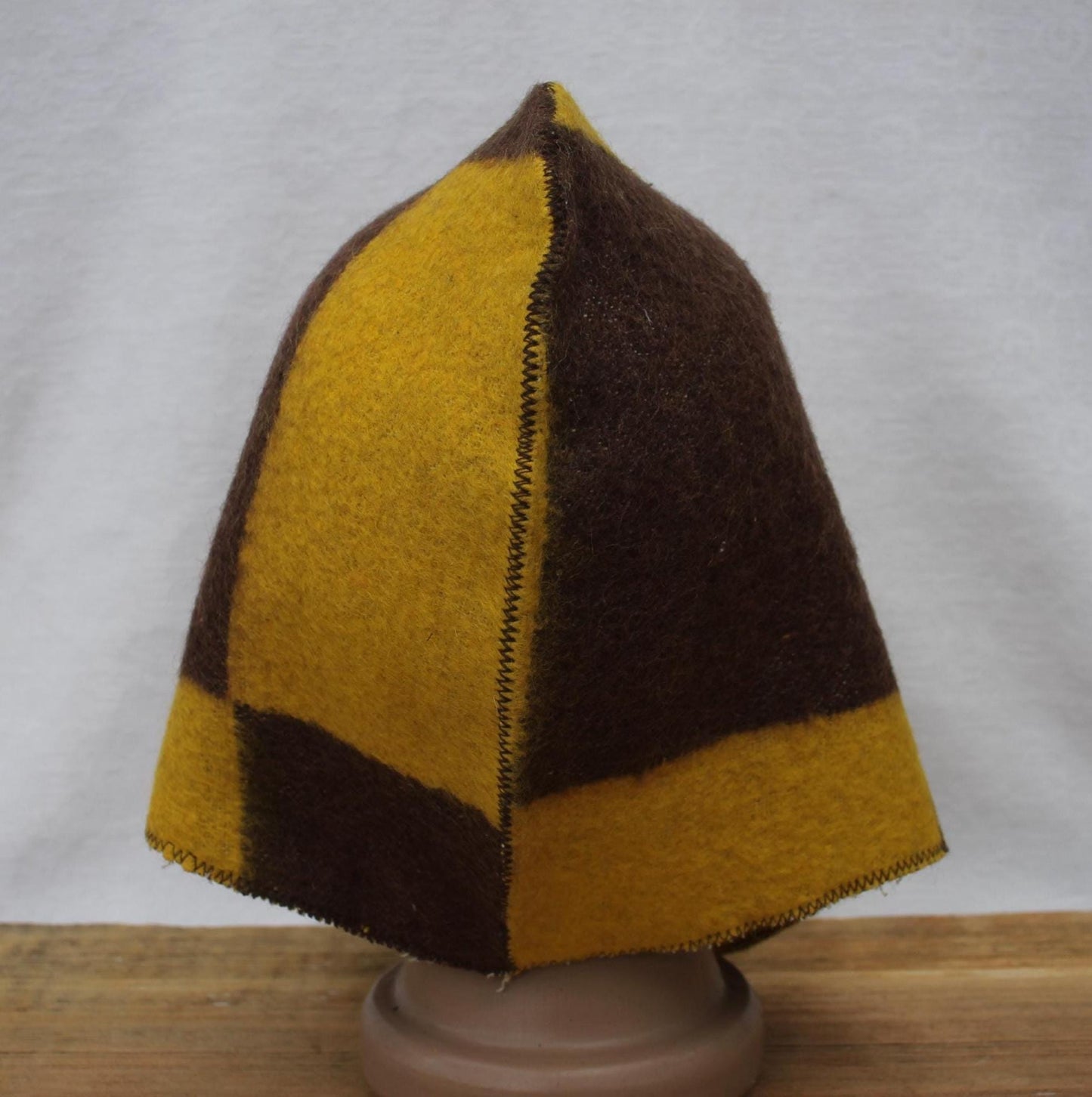 Sauna Hat 100% Natural Wool,sauna hat viking,sauna green hat cool,handmade sauna hat vegan,hat with mitten for a bath,sauna hat for men.