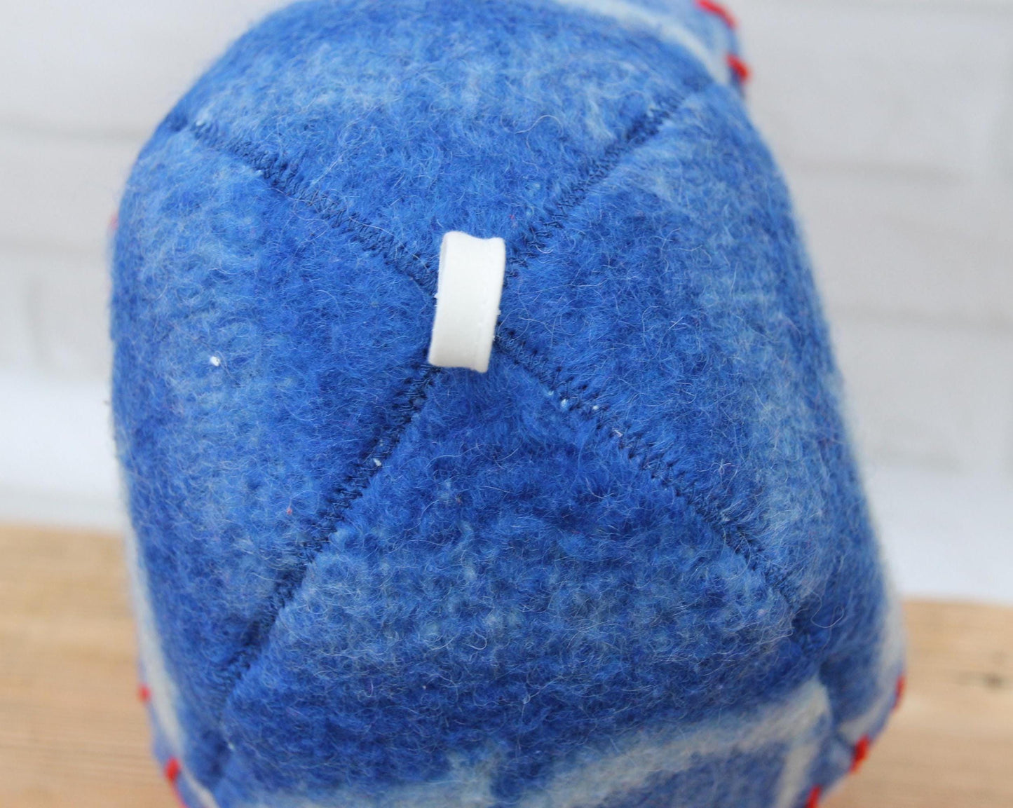 Wool Sauna Hat for Bath, Handmade blue Banya Hat.