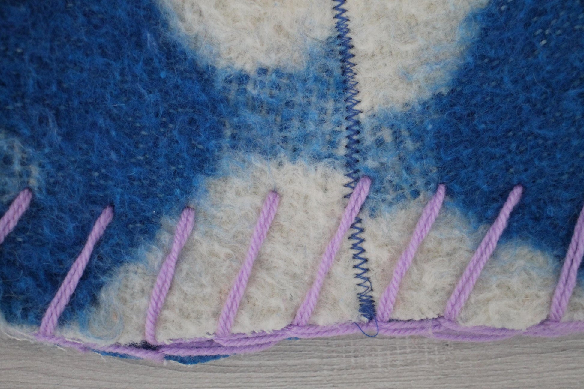 Wool sauna hat thick, hat for bath, organic blue sauna hat, sauna burnt hat cool, handmade banya hat vegan, embrodiered sauna hat.