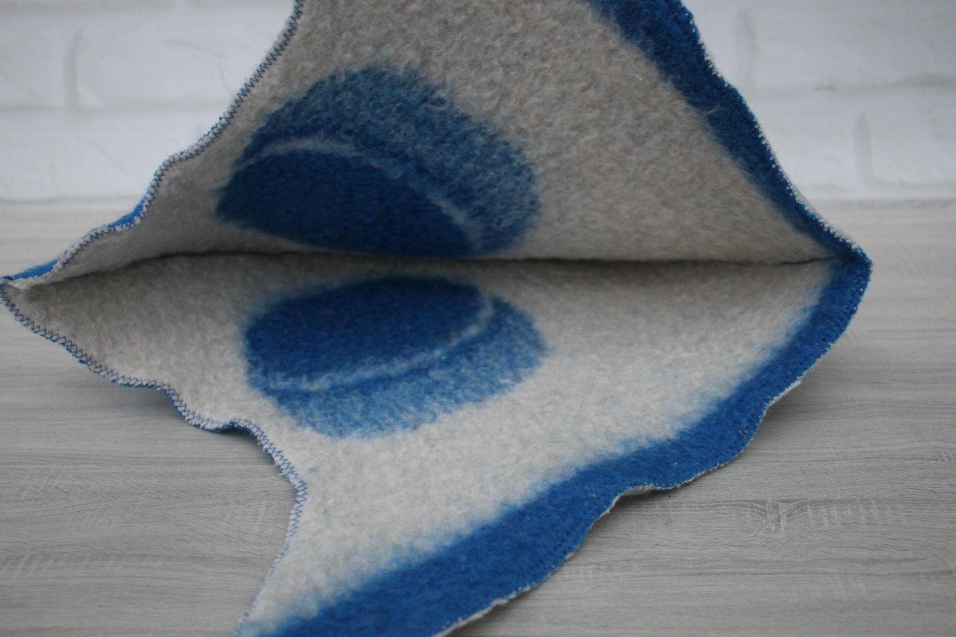 Sauna Hat 100% Natural Wool, sauna hat viking, sauna blue hat cool, handmade sauna hat, hat with mitten for a bath, sauna hat for men.