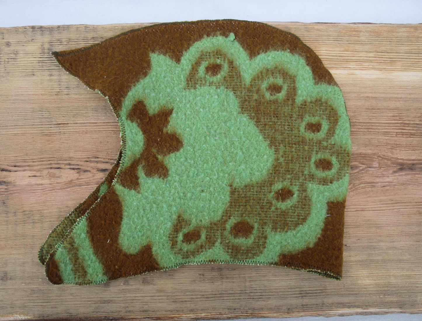 Sauna Hat 100% Natural Wool,sauna hat viking,sauna green hat cool,handmade sauna hat vegan,hat with mitten for a bath,sauna hat for men.