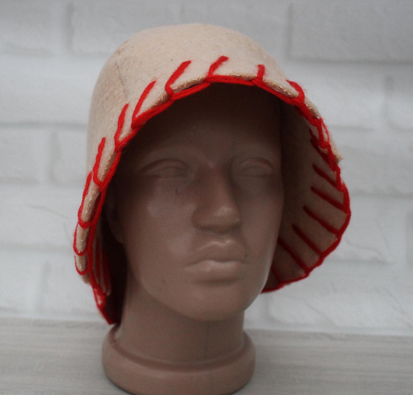 100% wool sauna hat thick,thick large hat for a bath,organic sauna hat,sauna pink hat cool,handmade banya hat vegan, embrodiered sauna hat.