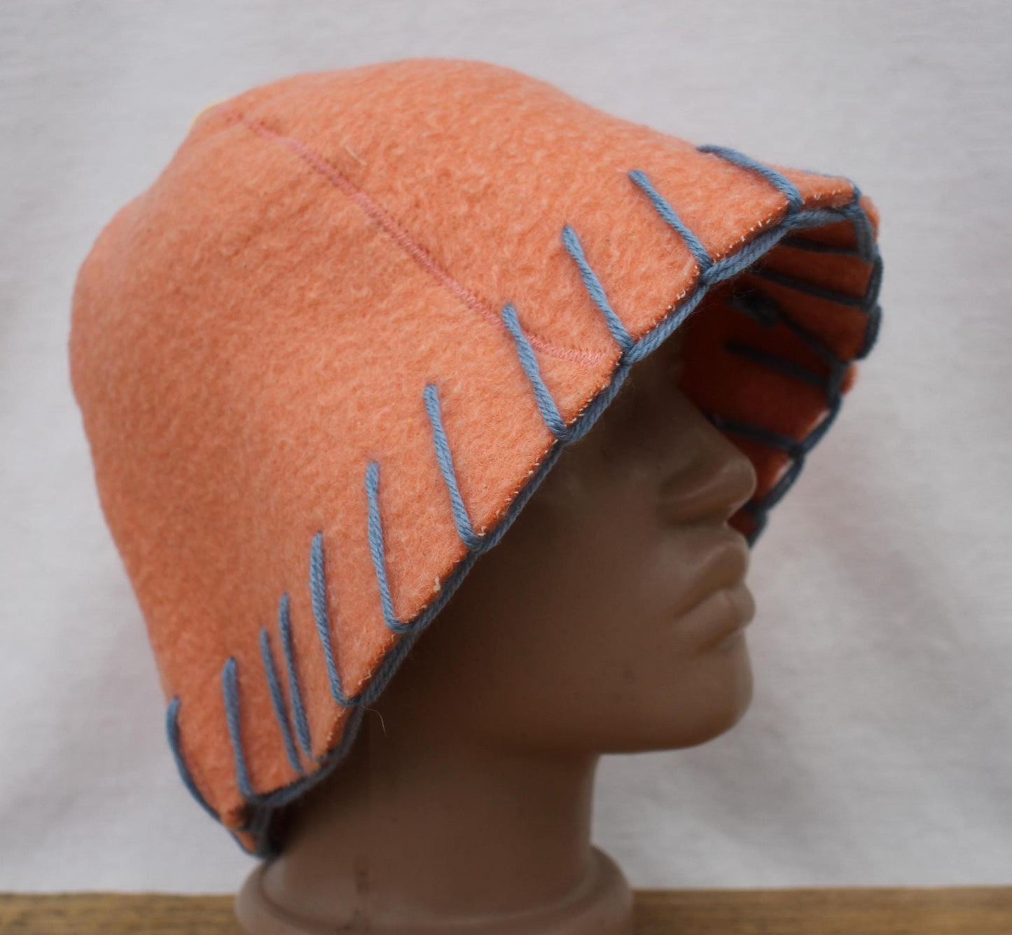 100% wool sauna hat thick, large hat for a bath,embrodiered organic sauna pink hat cool, handmade banya hat.