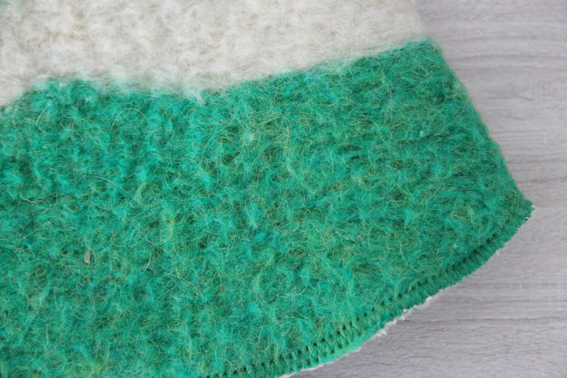 Sauna hat wool, green banya hat, sauna accessories, flower wool sauna hat, custom felt sauna hat, bucket hat, double-sided hat