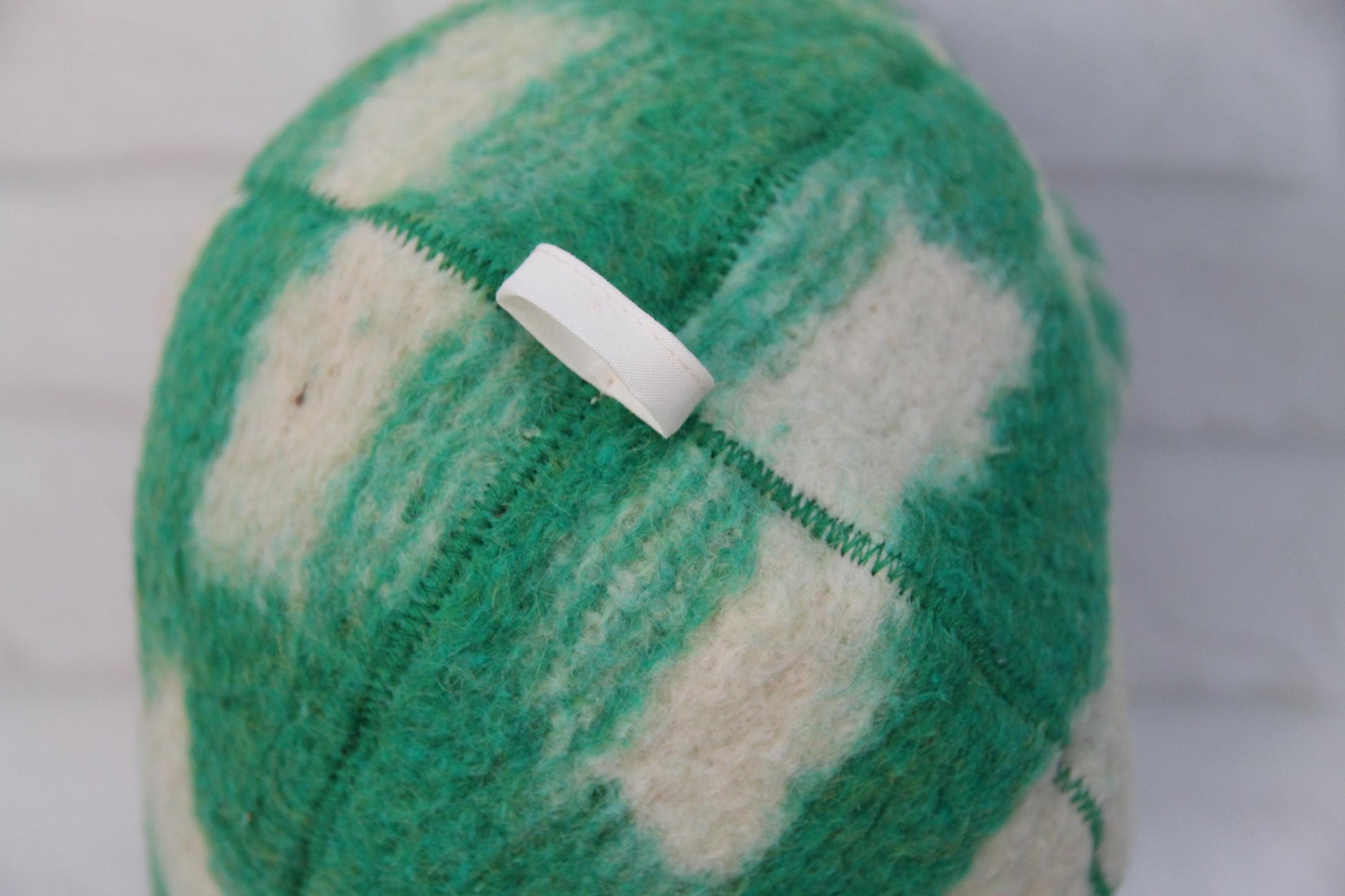 Wool sauna hat mitten mat natural,handmade green felted bath hat, ecoriendly hat recycled blanket cap, gift for sauna lovers.