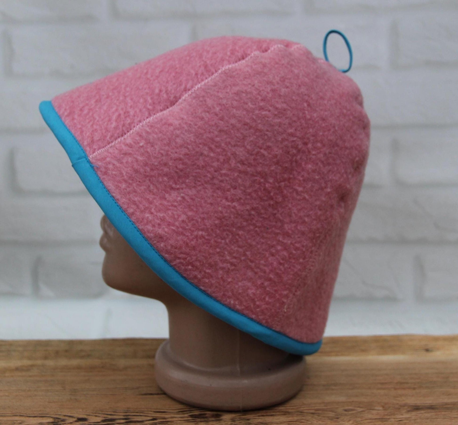 100% wool sauna hat thick,thick large hat for a bath,organic sauna hat,sauna pink hat cool,handmade banya hat vegan, embrodiered sauna hat.