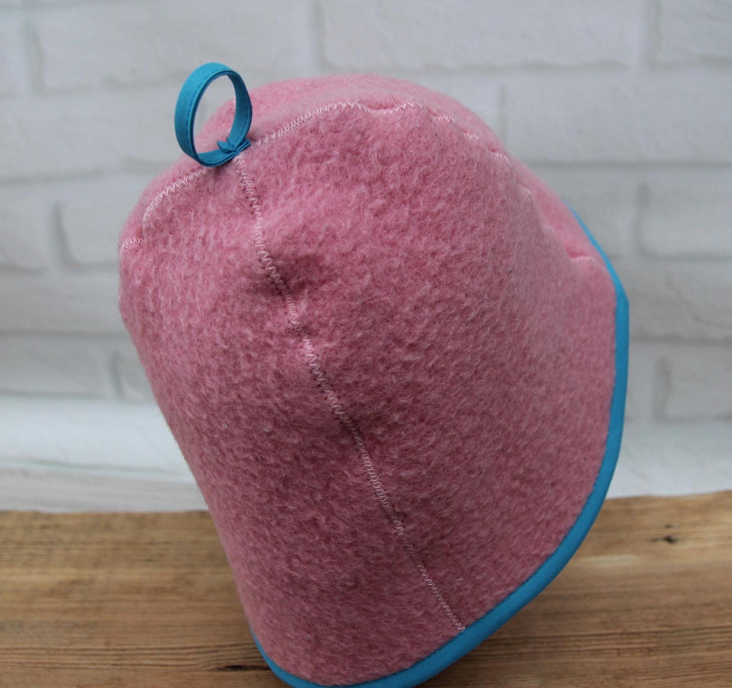 100% wool sauna hat thick,thick large hat for a bath,organic sauna hat,sauna pink hat cool,handmade banya hat vegan, embrodiered sauna hat.