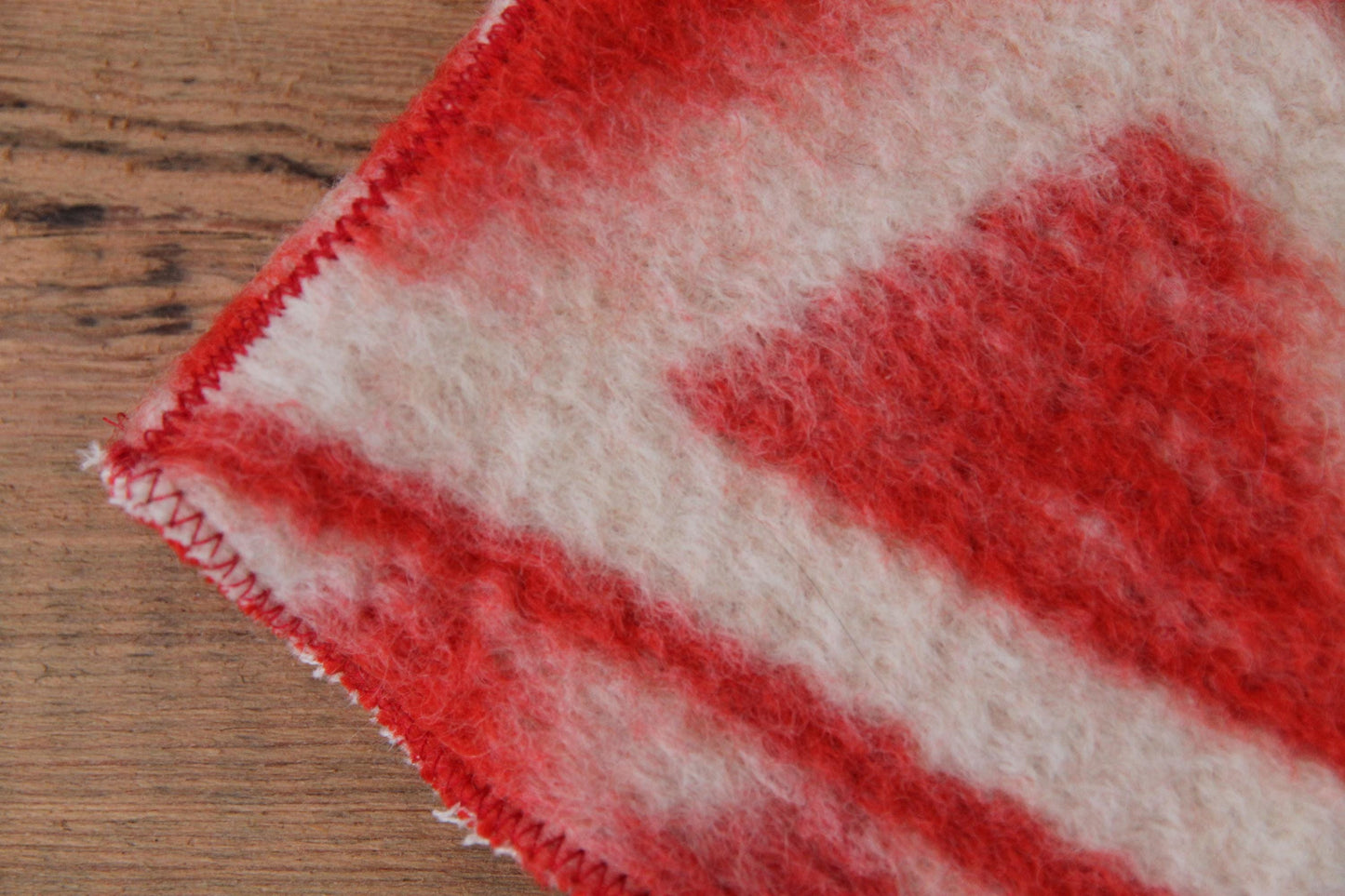 Wool Sauna Hat for Bath, Handmade red Banya Hat.