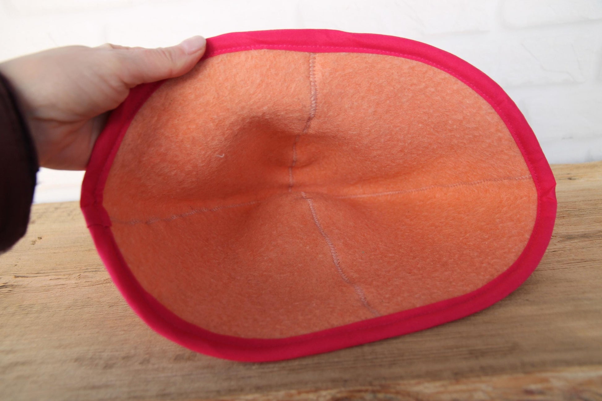 100% wool sauna hat thick, large hat for a bath,embrodiered organic sauna pink hat cool, handmade banya hat.