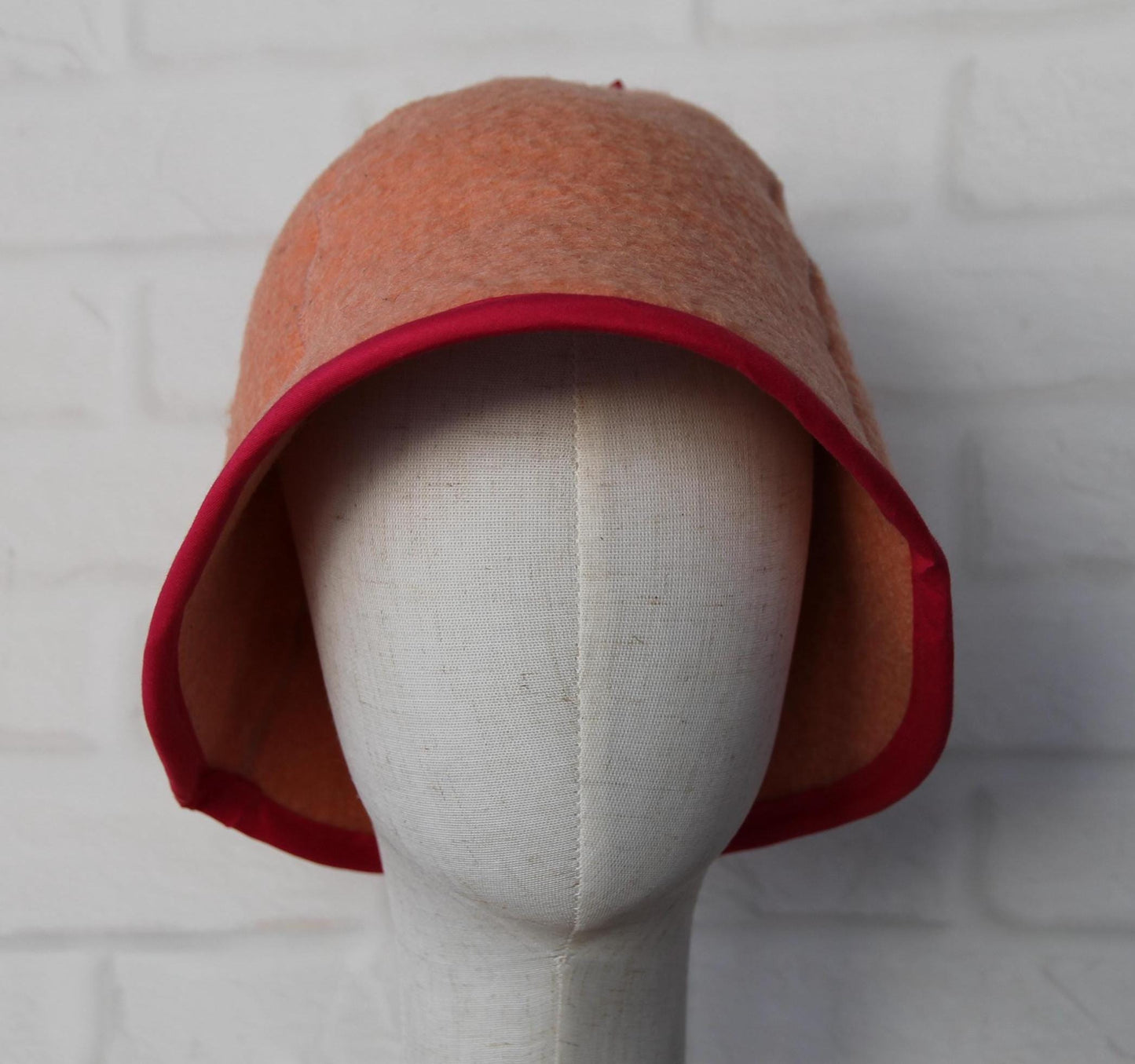 100% wool sauna hat thick, large hat for a bath,embrodiered organic sauna pink hat cool, handmade banya hat.