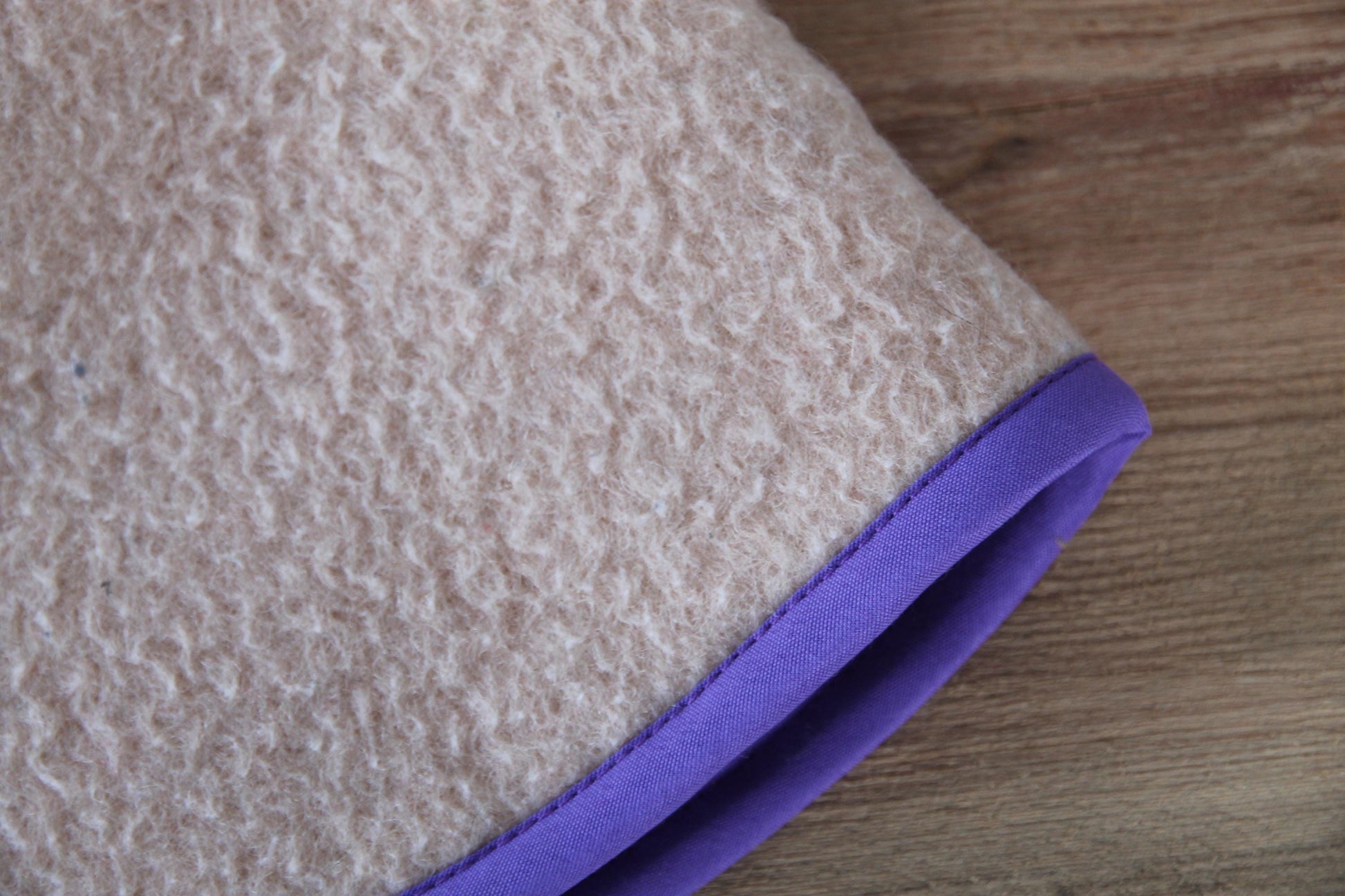 100% wool sauna hat thick, large hat for a bath,embrodiered organic sauna beige hat cool, handmade banya hat.