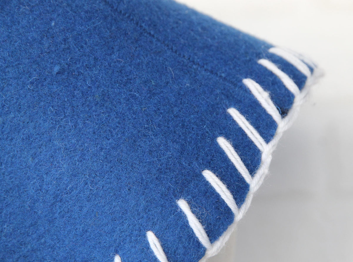 Wool Sauna Hat for Bath, Handmade blue Banya Hat.