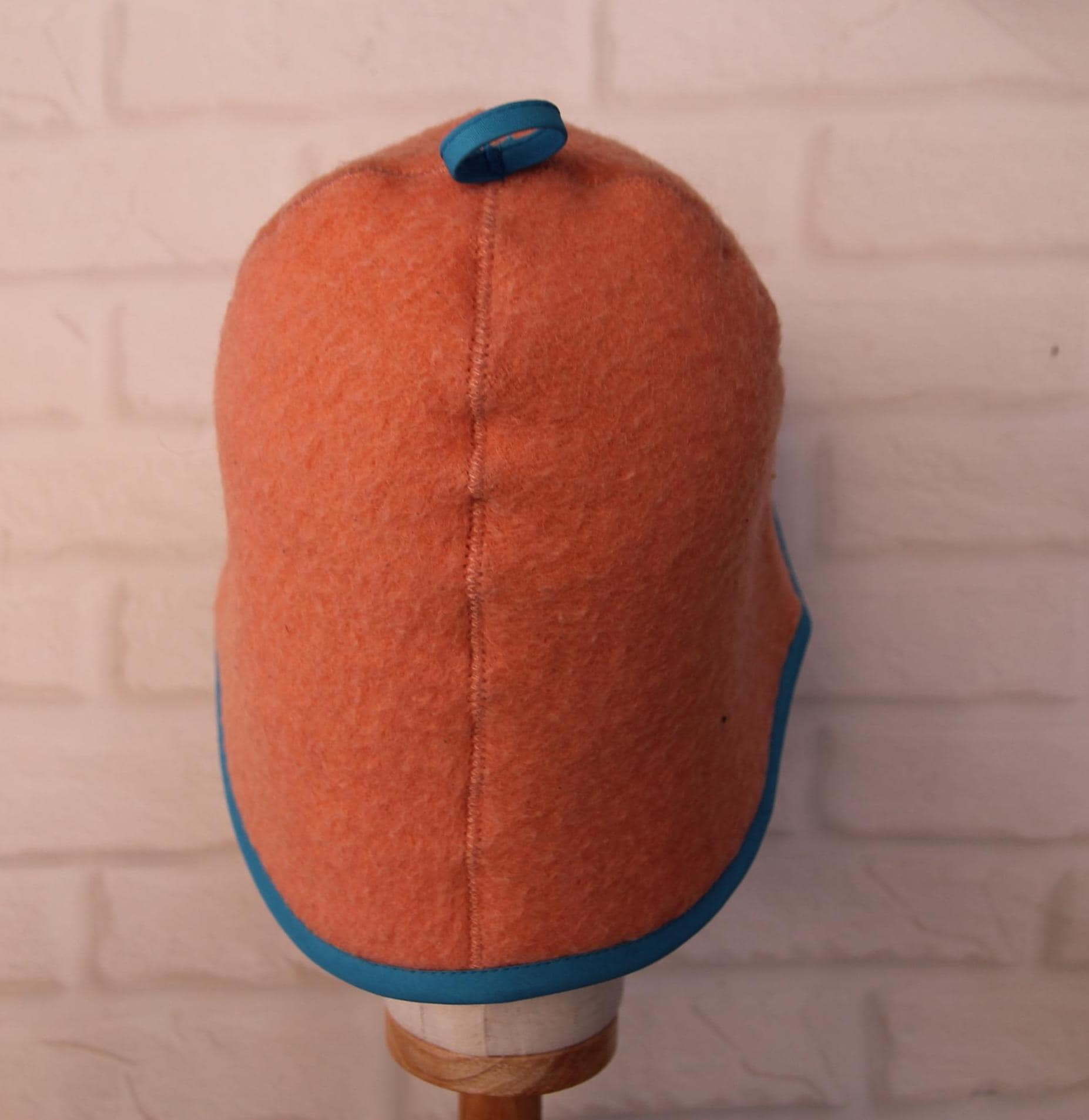 100% wool sauna hat thick, large hat for a bath,embrodiered organic sauna pink hat cool, handmade banya hat.