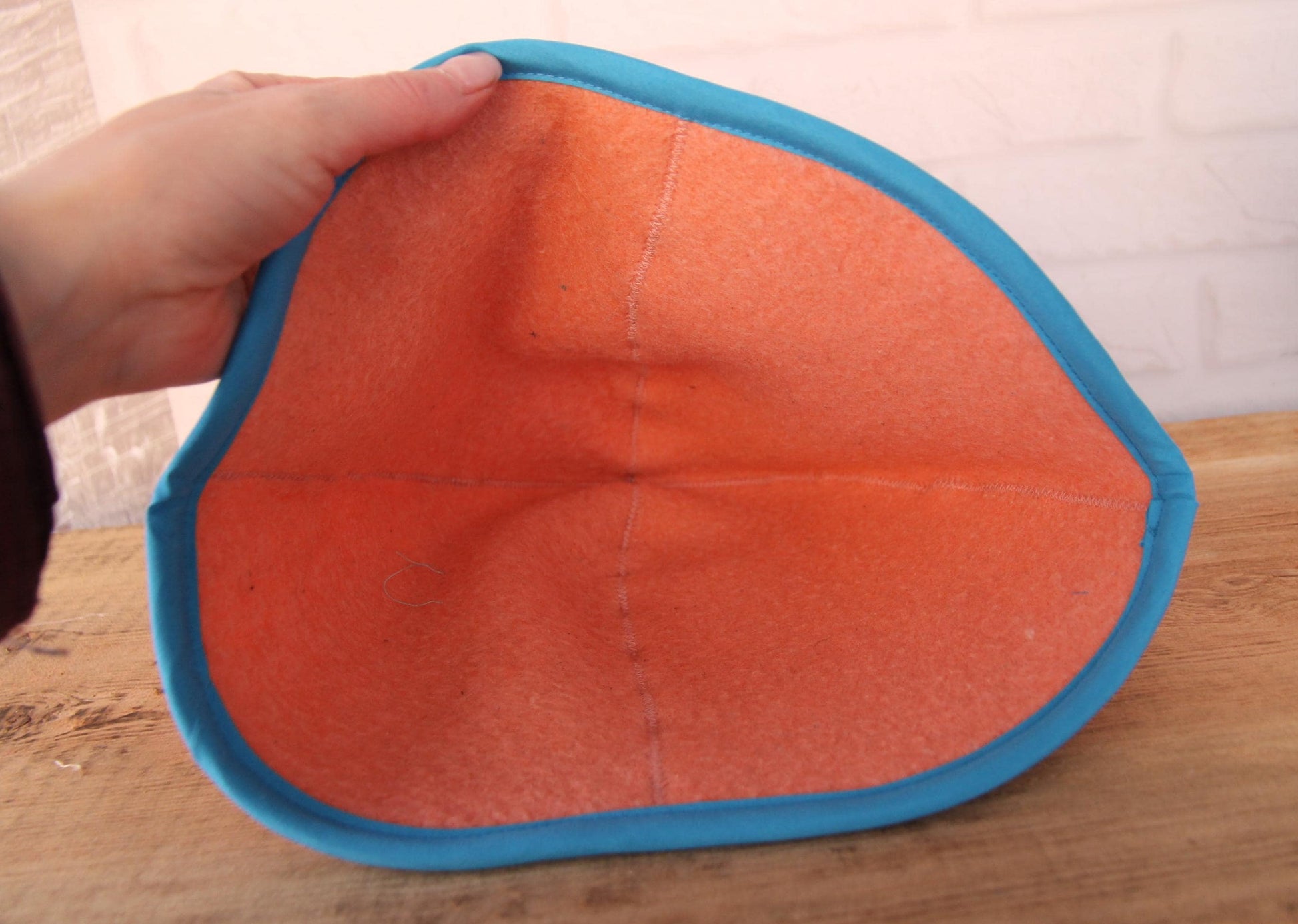 100% wool sauna hat thick, large hat for a bath,embrodiered organic sauna pink hat cool, handmade banya hat.