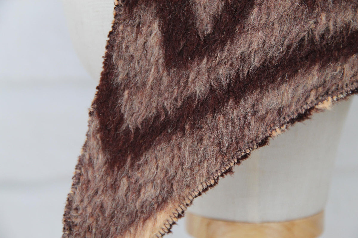 Sauna Hat 100% Natural Wool, handmade cool brown sauna hat viking, sauna hat for men.