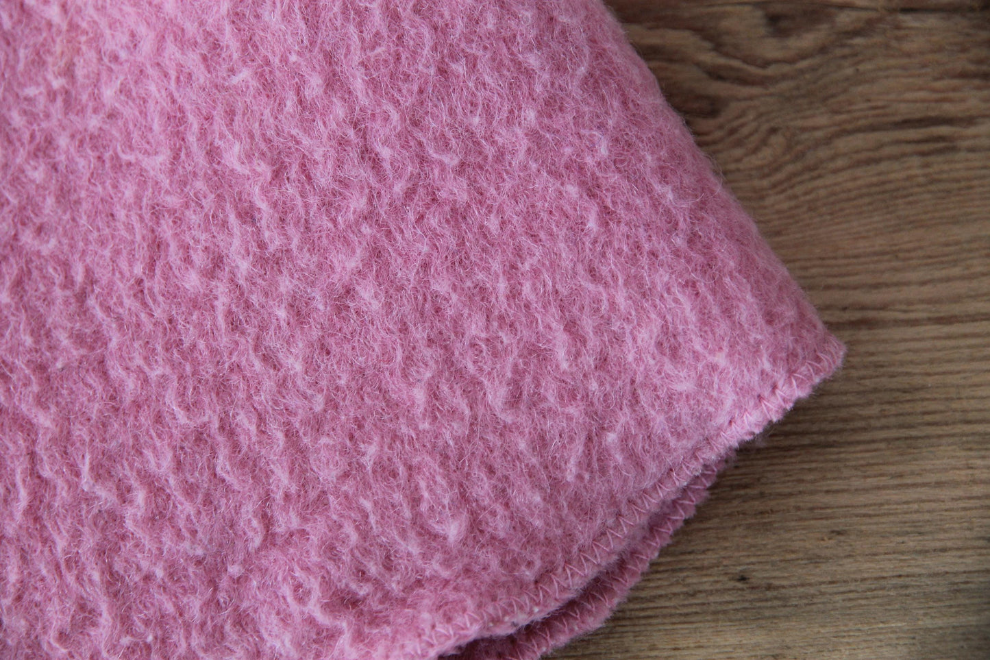 100% wool sauna hat thick, large hat for a bath,embrodiered organic sauna pink hat cool, handmade banya hat.