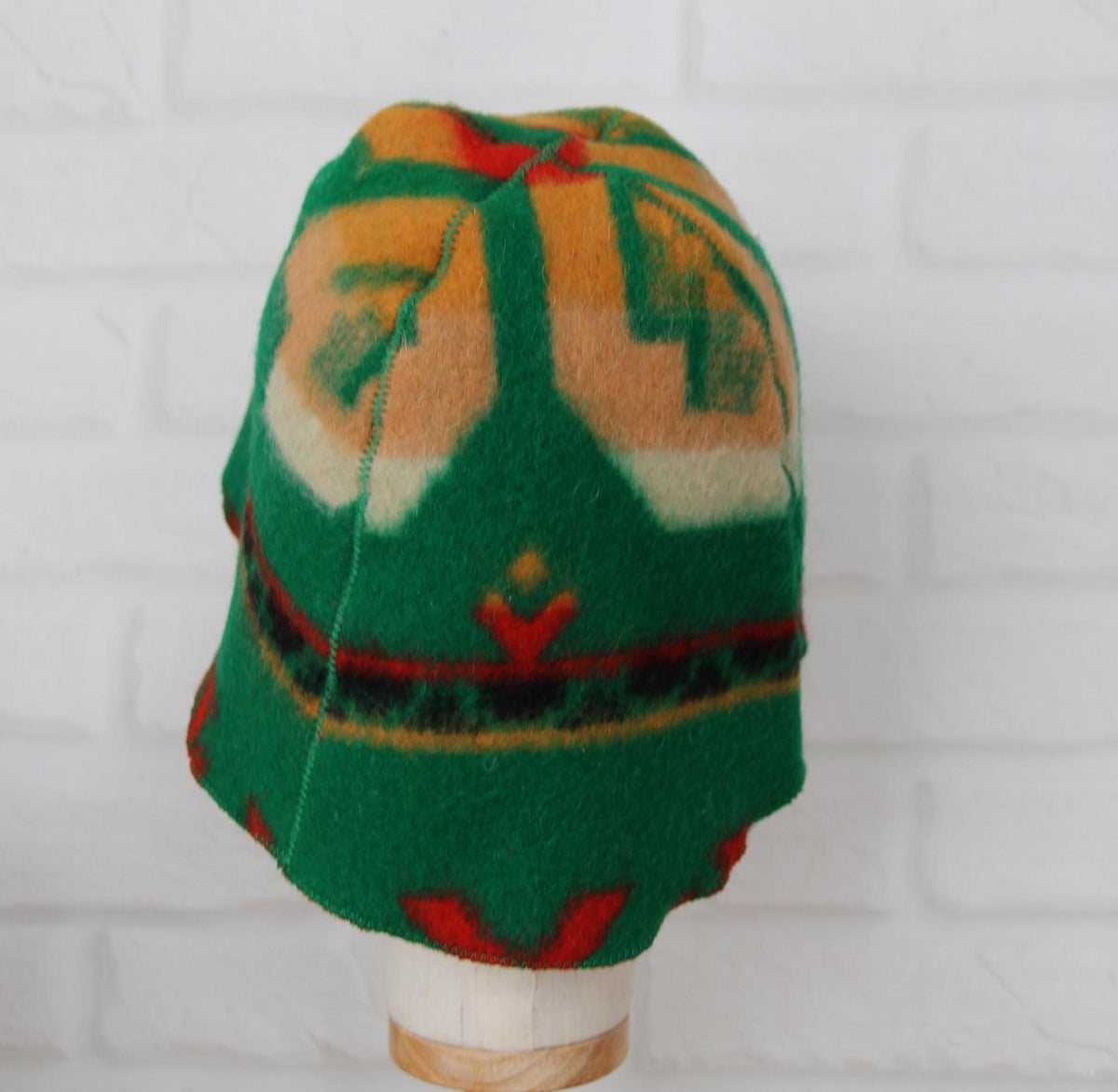 Wool sauna hat thick and mitten, green hat for a bath, organic sauna hat, sauna hat cool, handmade sauna hat vegan,banya, sauna accessories