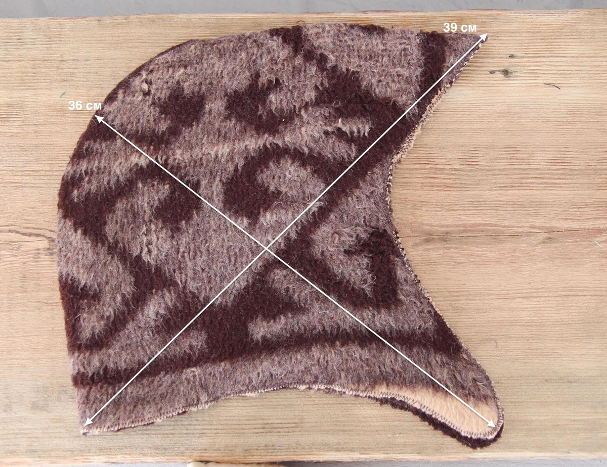 Sauna Hat 100% Natural Wool, handmade cool brown sauna hat viking, sauna hat for men.