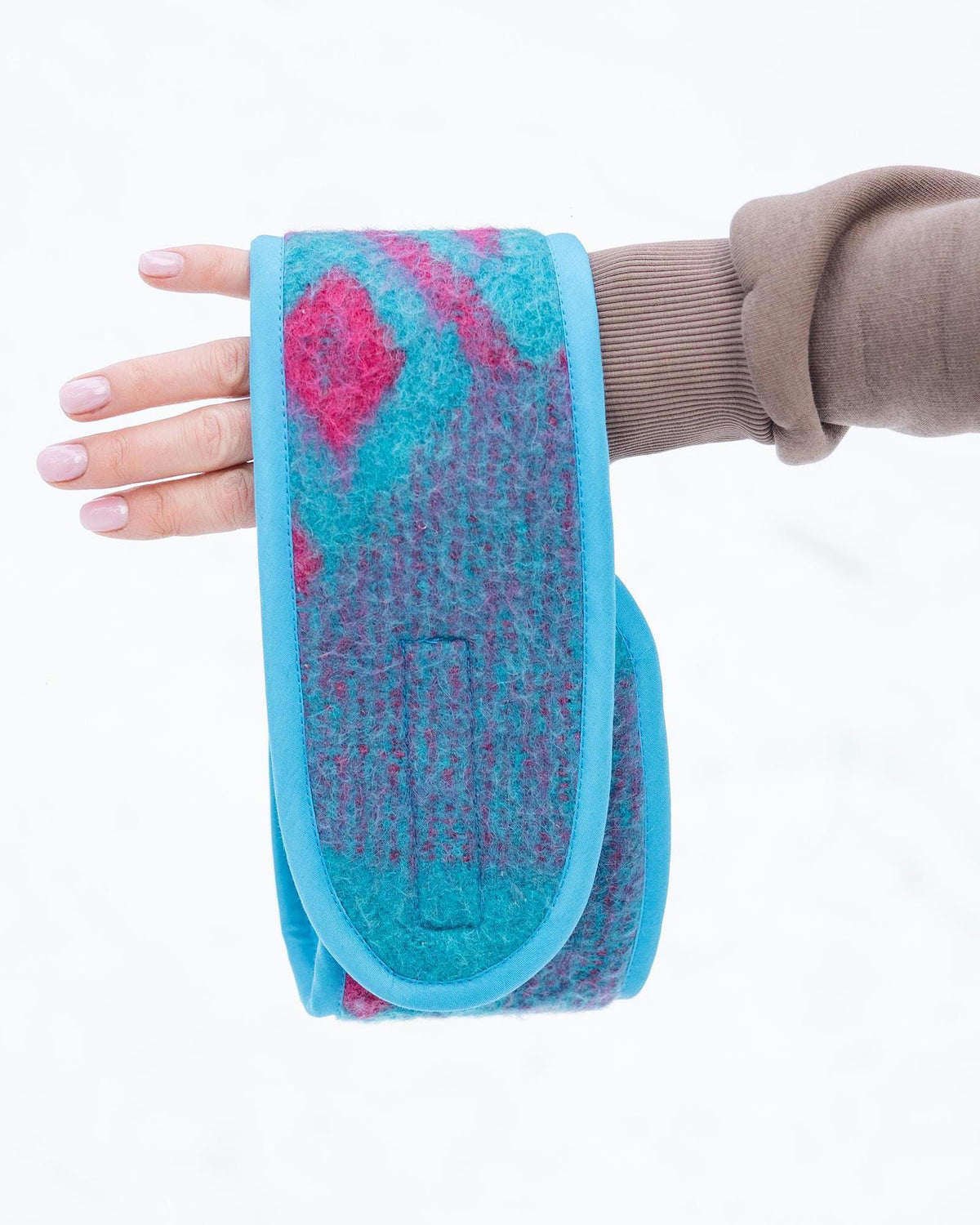 Upcycled Wool Blanket Headband – Cozy Winter Ear Warmer