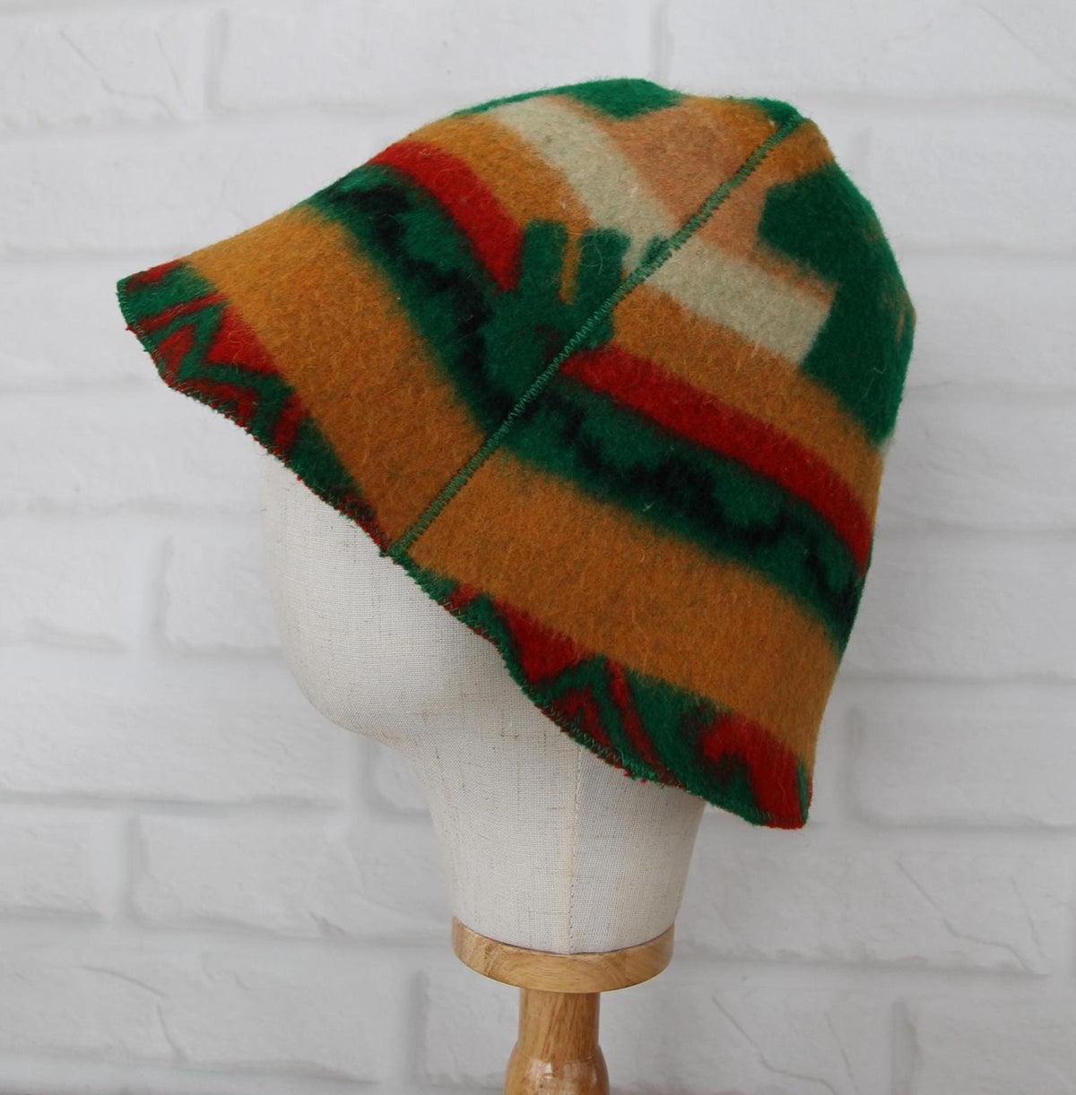 Wool sauna hat thick and mitten, green hat for a bath, organic sauna hat, sauna hat cool, handmade sauna hat vegan,banya, sauna accessories