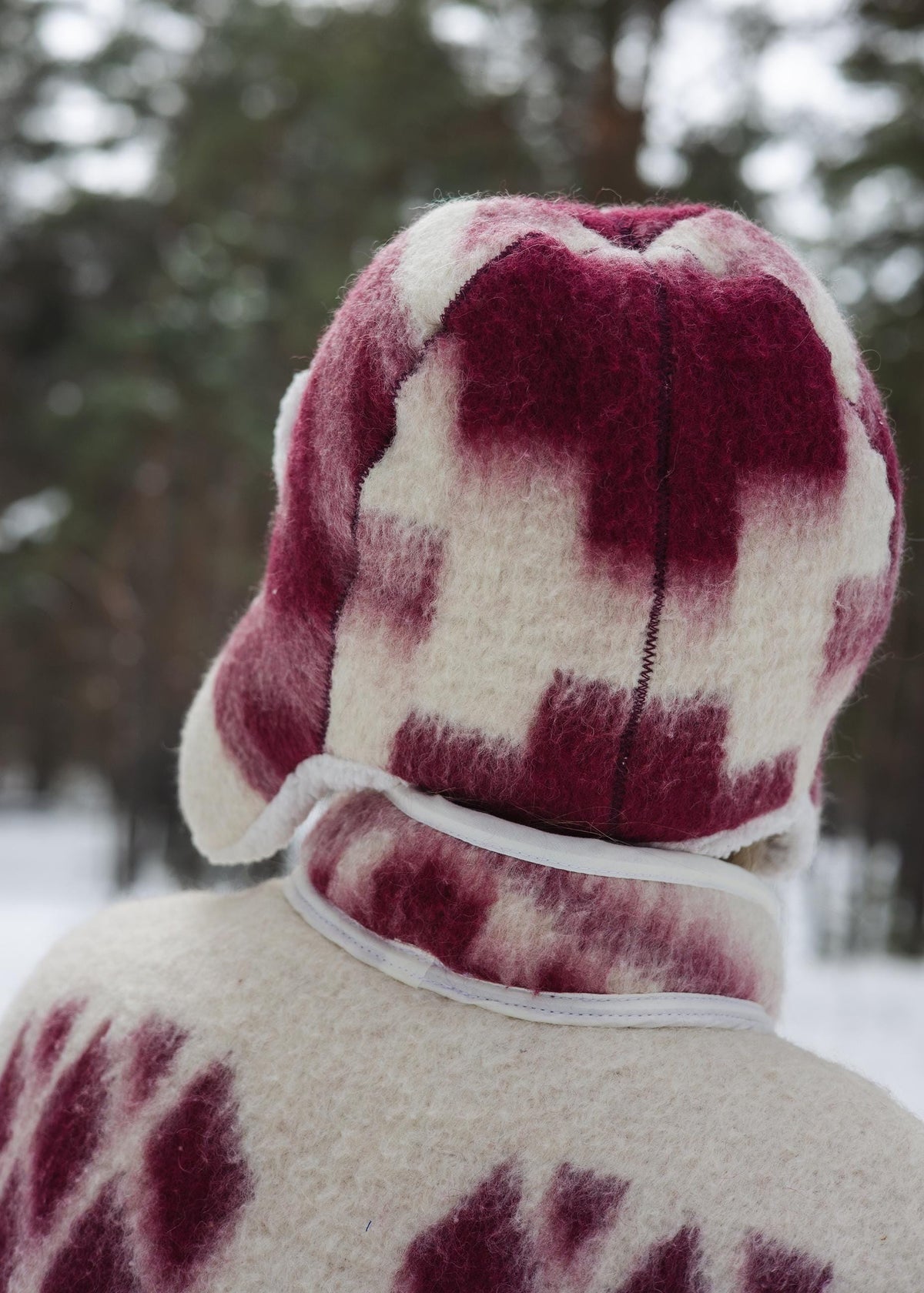 Unique One-of-a-Kind M Blanket Jacket & Hat Set - Cozy Warm