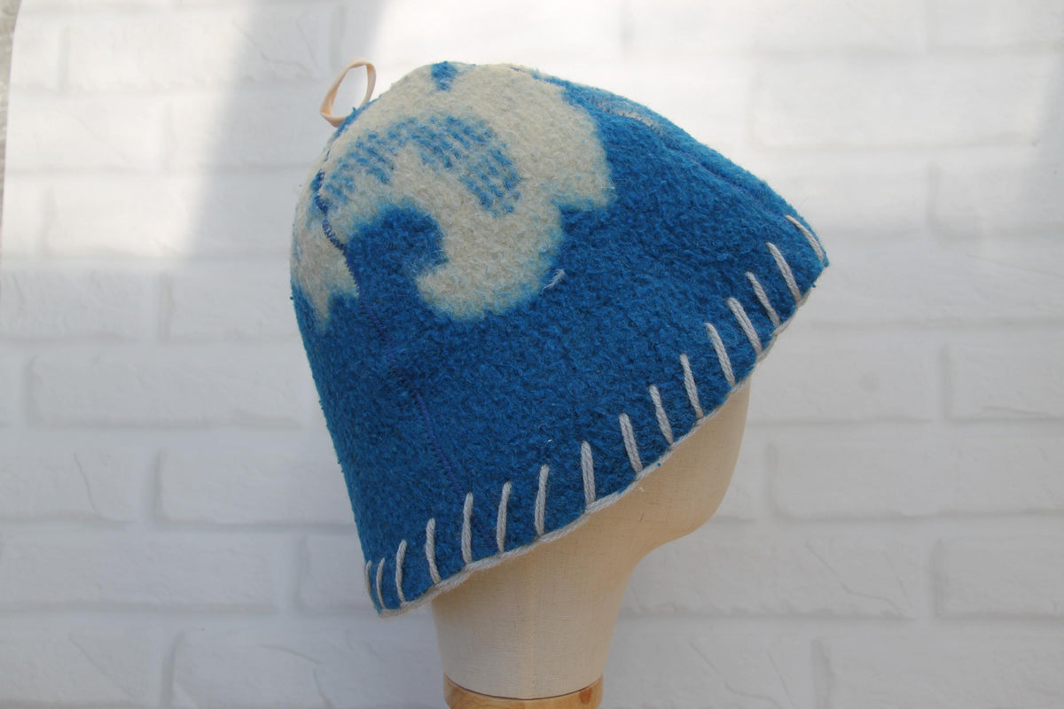 Elevate Your Sauna Ritual , Upcycled Wool Sauna Hat